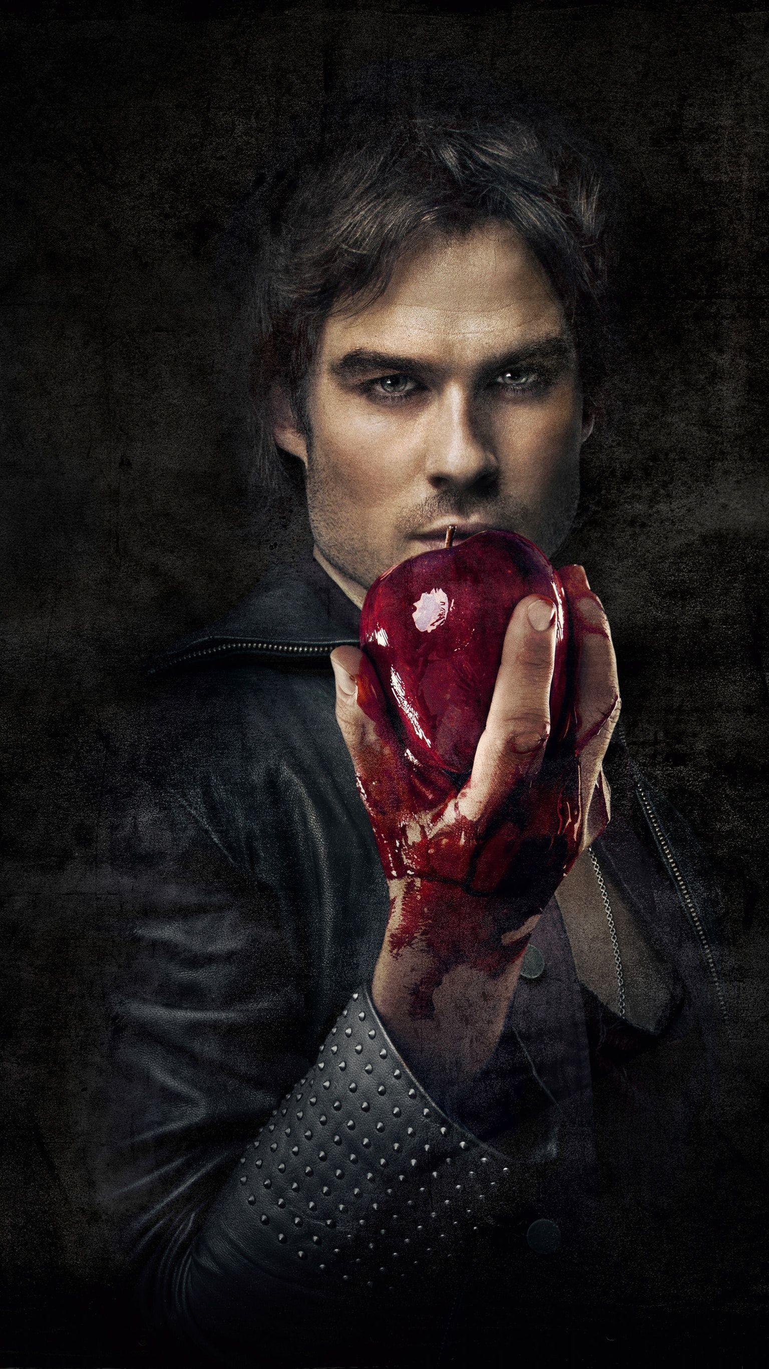 1536x2733 Damon Salvatore Phone Wallpaper
