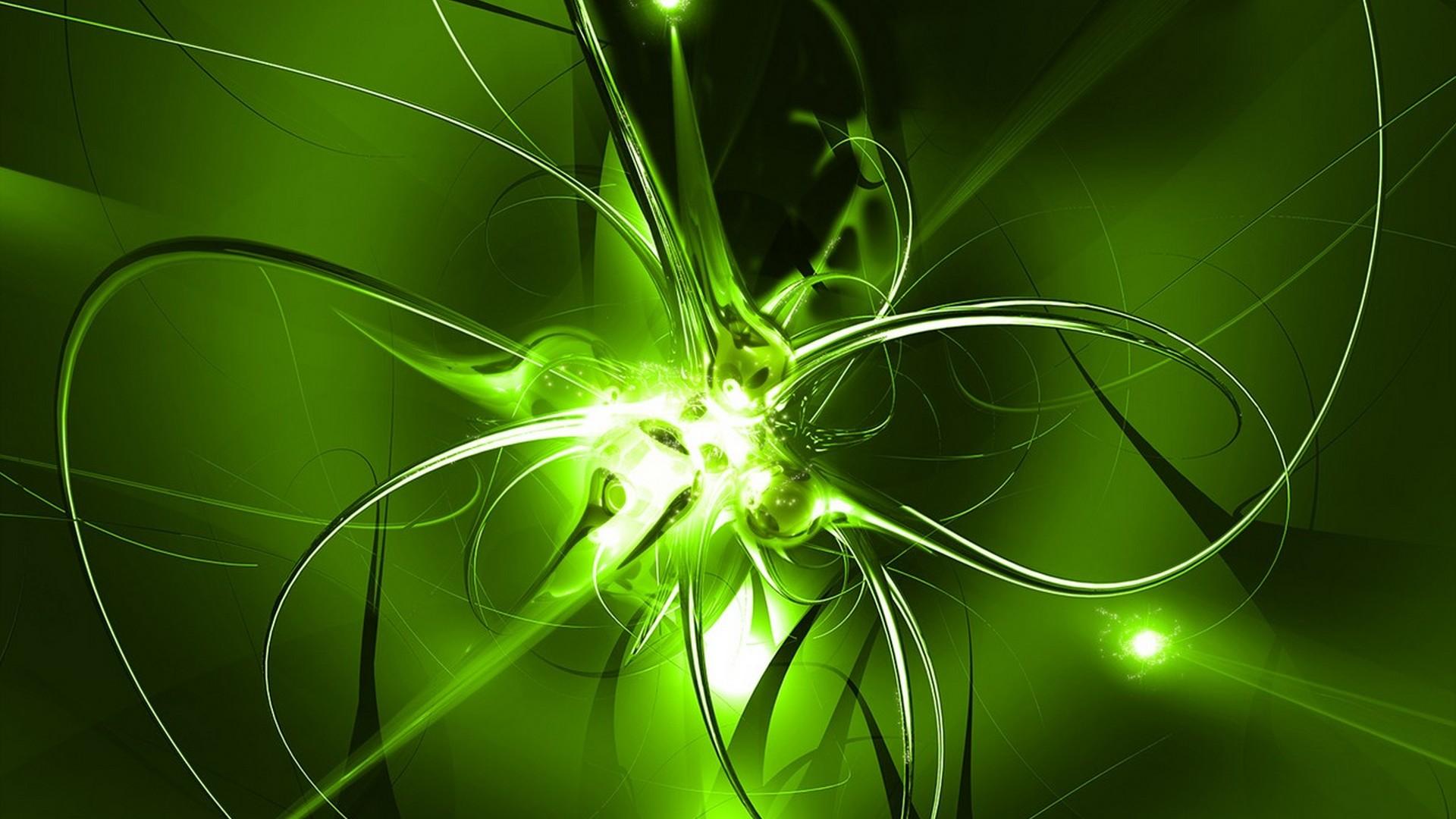 1920x1080 HD Neon Green Background Cute Wallpaper