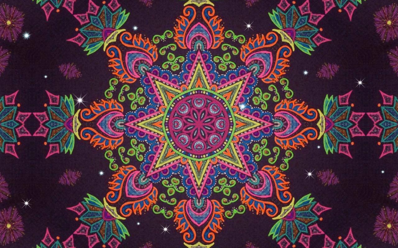 1280x800 Cover Pics For Fb Mandala HD Wallpaper