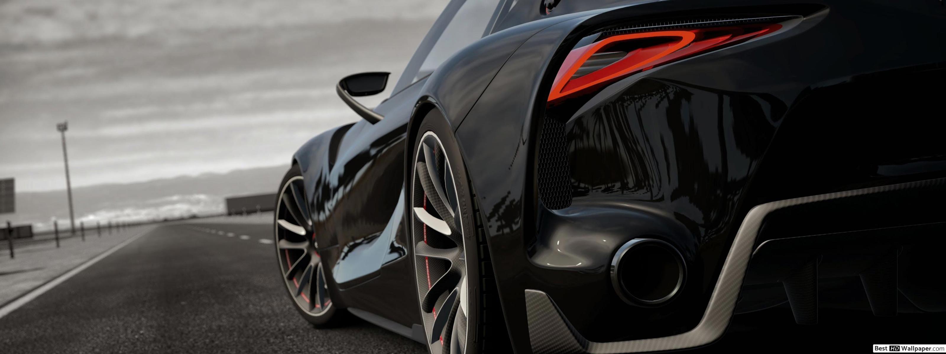 3200x1200 Gran turismo VI luxurious car HD wallpaper download