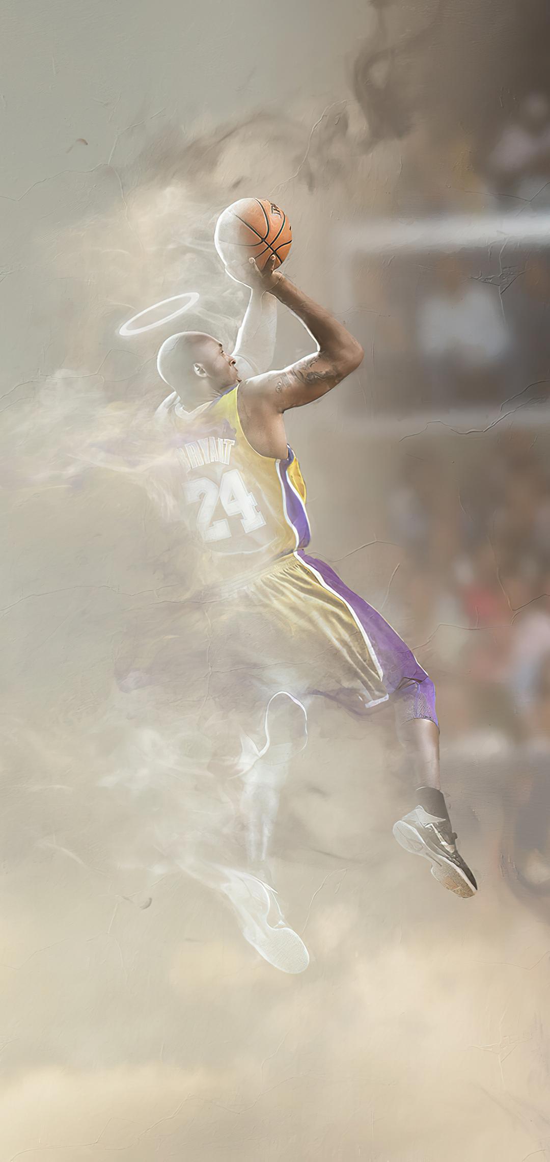 1080x2280 Kobe Bryant Fan Art One Plus Huawei p Honor view Vivo y Oppo f Xiaomi Mi A2 HD 4k Wallpaper, Image, Background, Photo and Picture