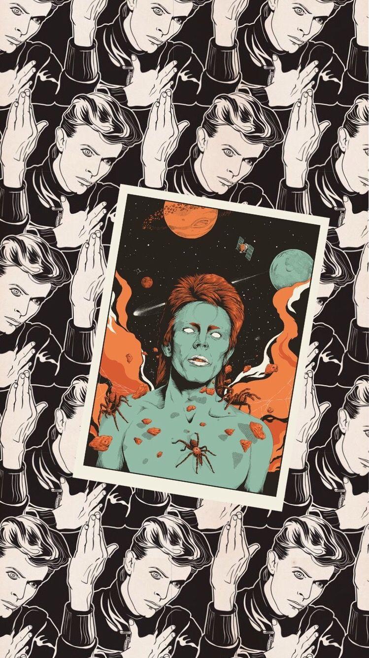 749x1334 David Bowie wallpaper. David bowie art, David bowie wallpaper, Bowie art