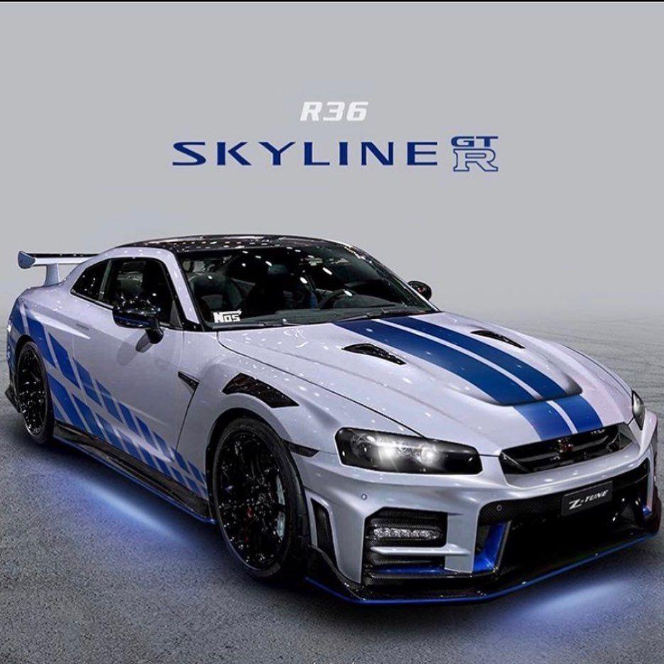 935x935 GTR R36 Concept dedicates to Paul Walker who passed away almost 6 years ago. I think this is a nice way to revive. Tuner cars, Nissan skyline, Sports cars luxury