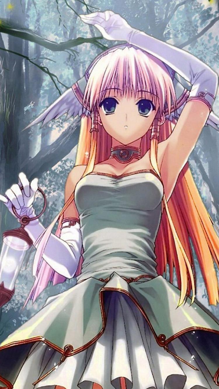 750x1334 Anime Girl Cool iPhone Wallpaper