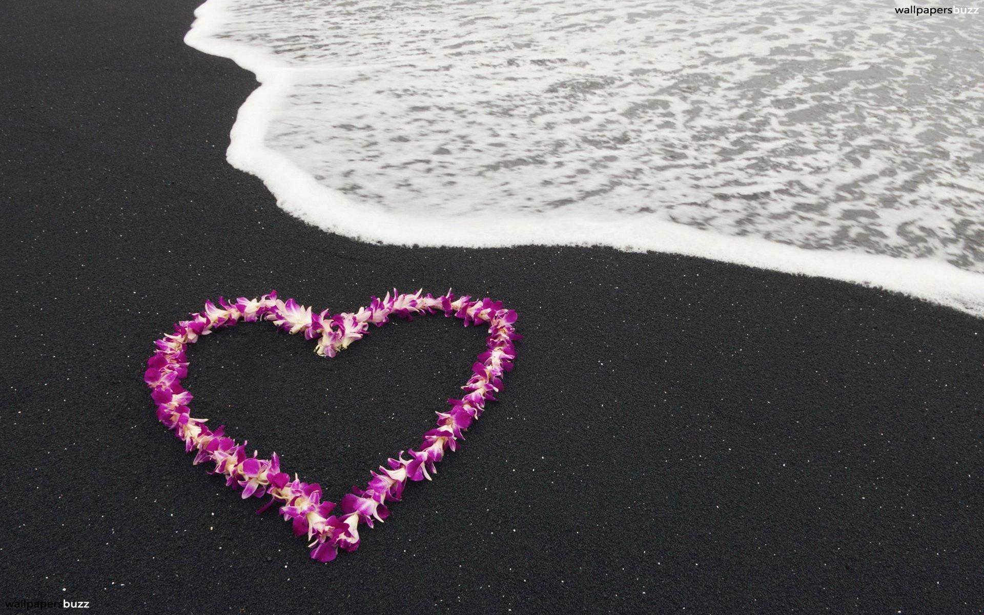 1920x1200 Black Sand Pink Sand Beach Hawaii