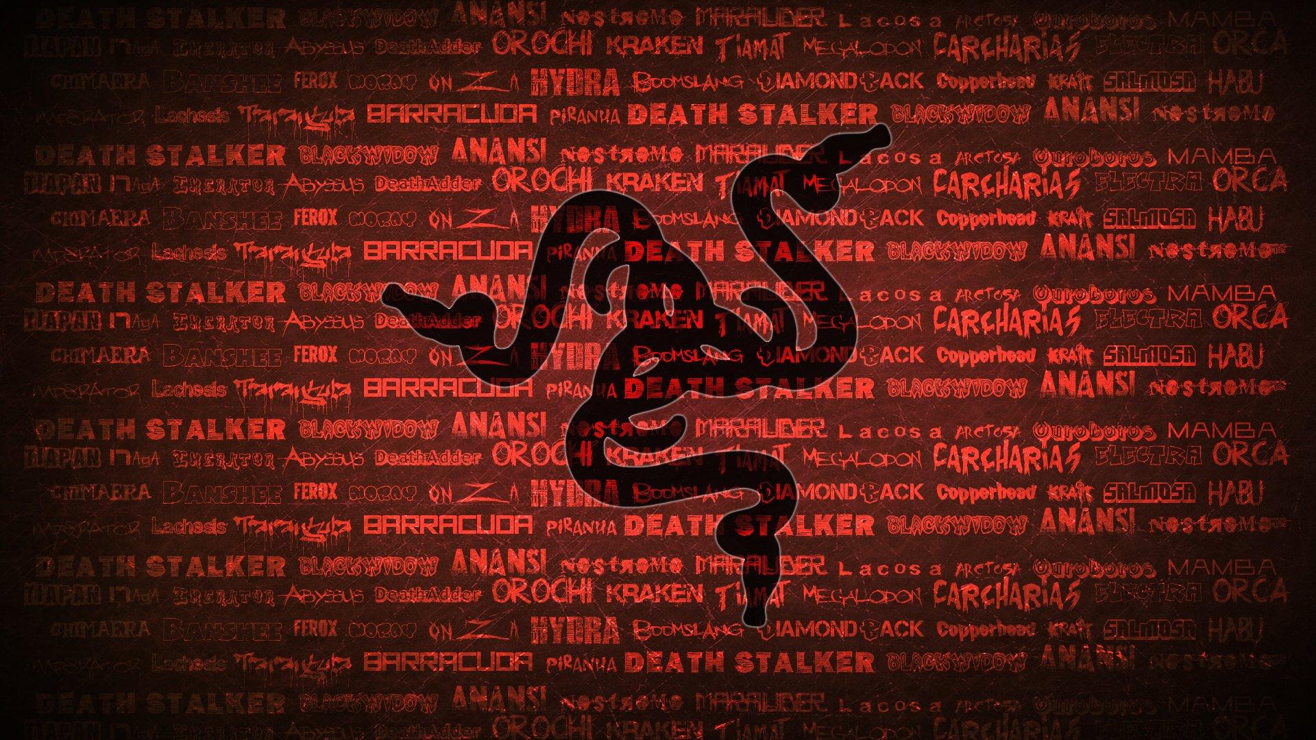 1920x1080 Razer Desktop Wallpaper Wallpaper HD Red
