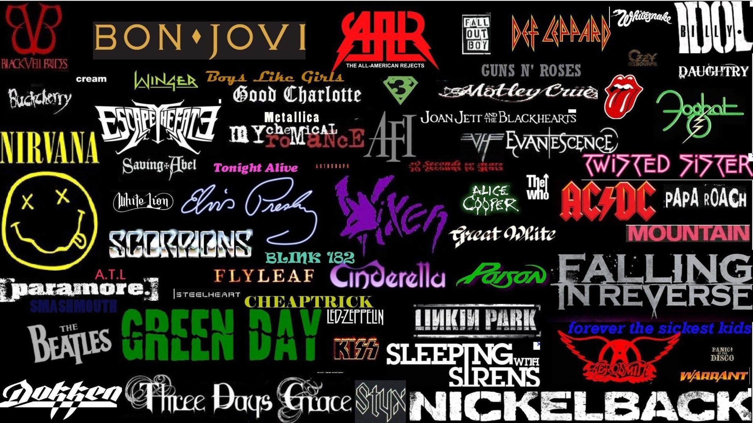 Rock Bands Wallpapers Top Free Rock Bands Backgrounds