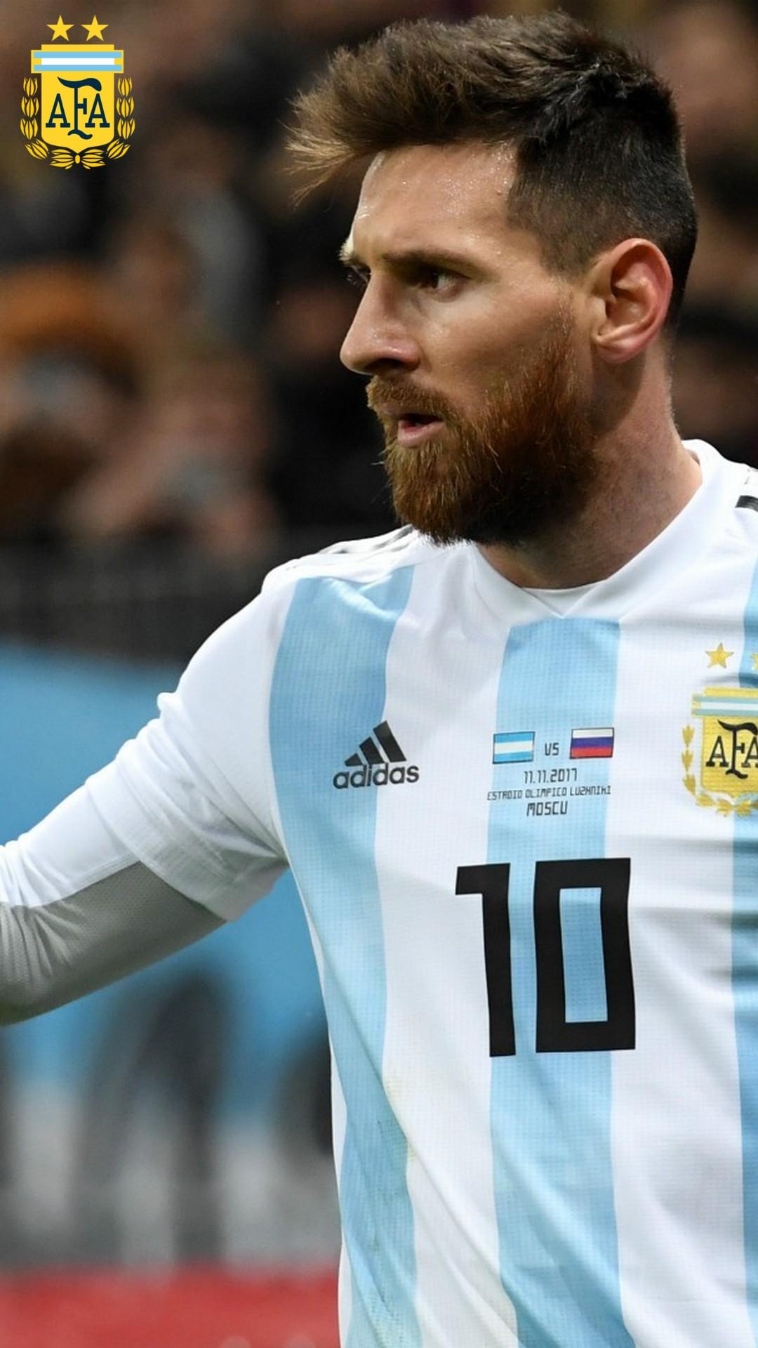 1080x1920 Messi Argentina Wallpaper