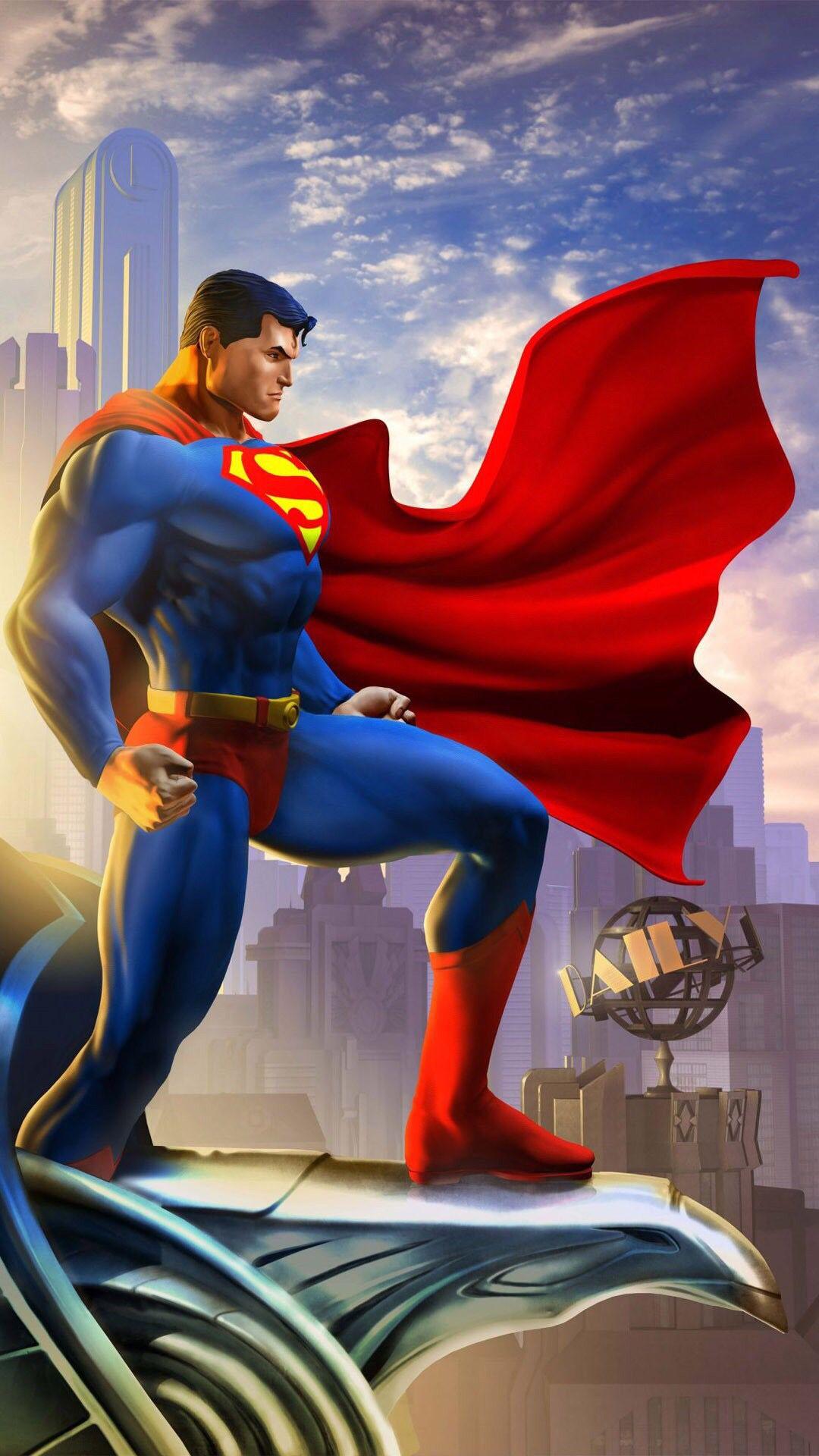 1080x1920 Superman Animated Image