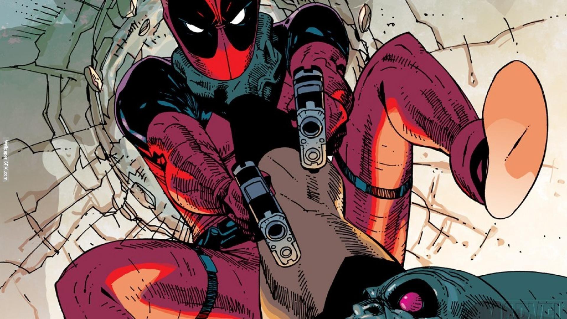 1920x1080 Deadpool Wade Winston Wilson Anti Hero Marvel Comics Comic Book Cover