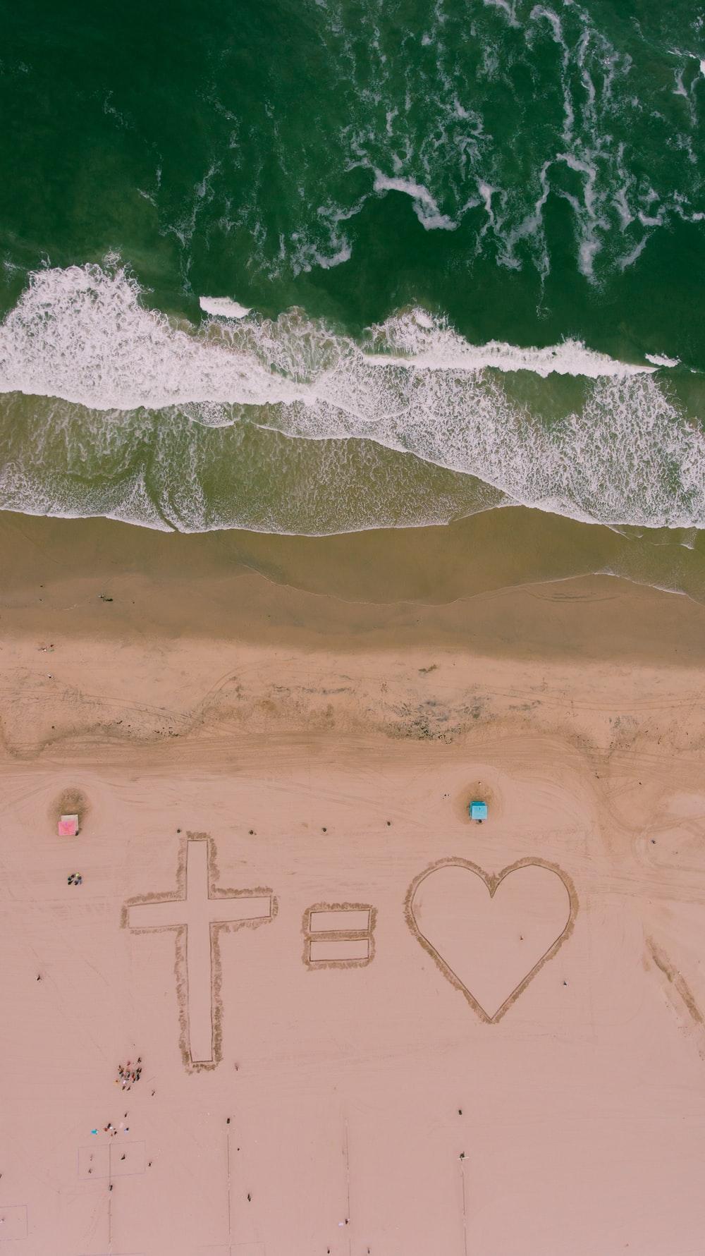 1000x1781 Heart In Sand Picture. Download Free Image