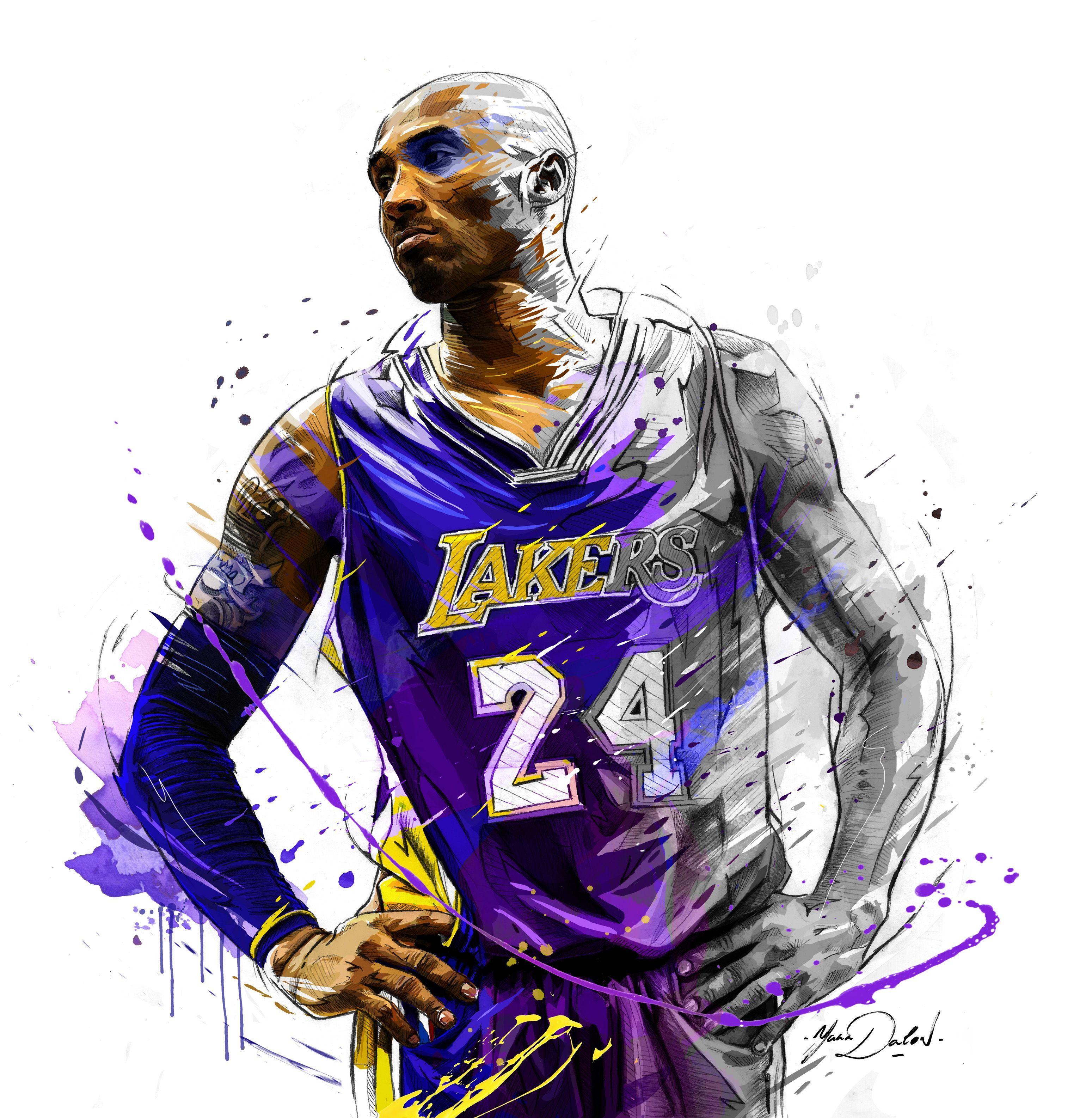 Kobe Bryant Art Wallpapers - Top Free Kobe Bryant Art Backgrounds -  WallpaperAccess