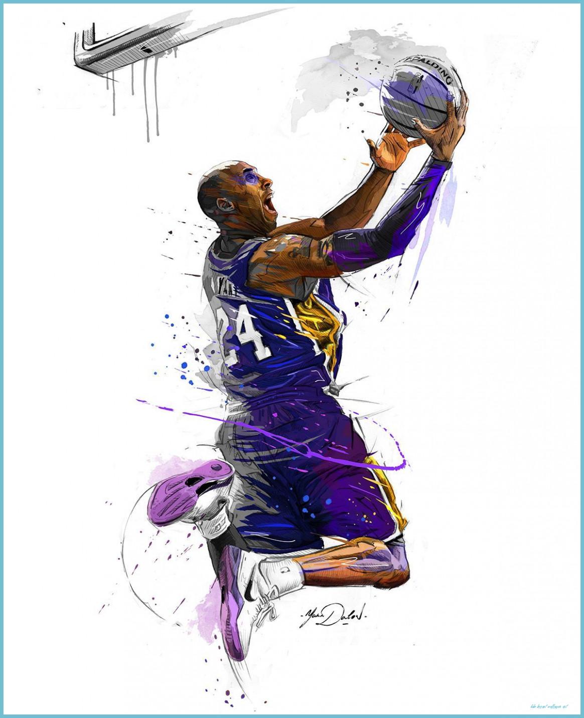 1164x1432 Kobe Bryant Art Wallpaper Bryant Wallpaper Art