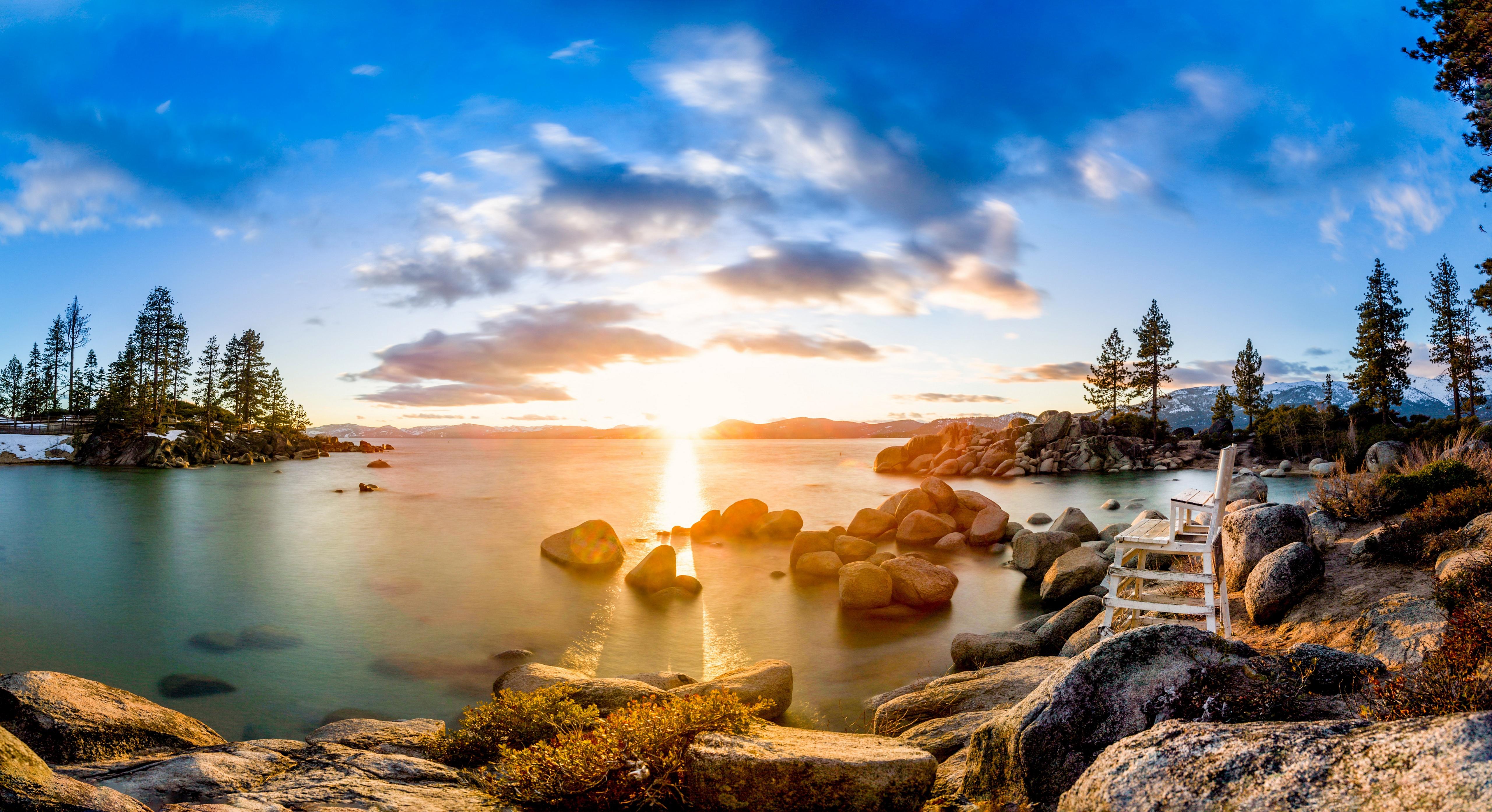 5120x2788 Wallpaper 4k Lake Tahoe In United States Wallpaper
