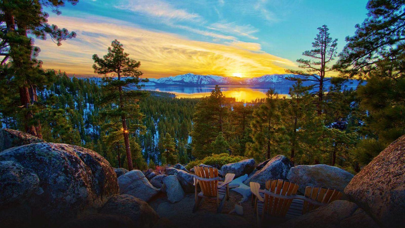 1600x900 Lake Tahoe HD Wallpaper. Wallpaper background, Tahoe, Lake tahoe