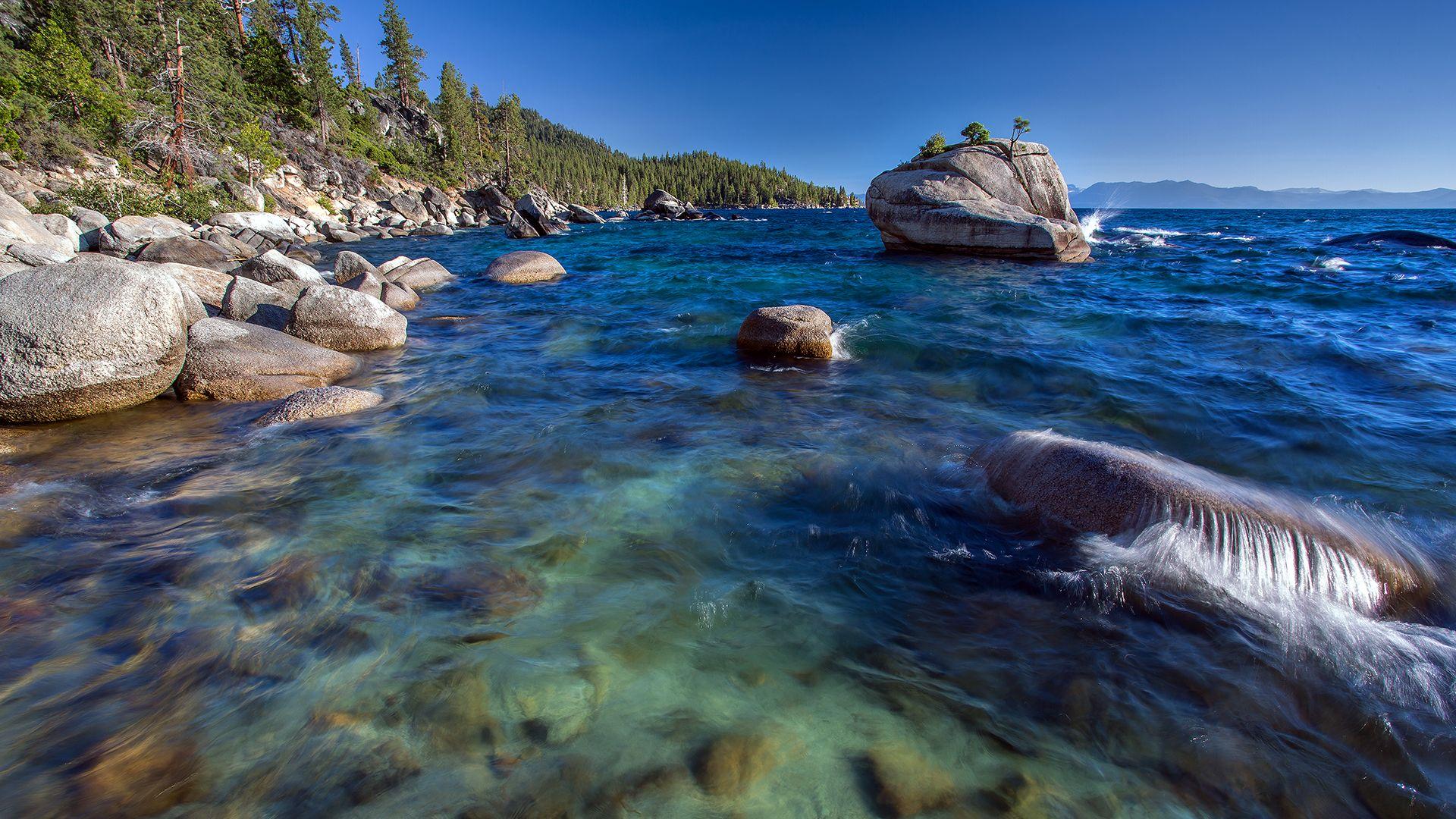 1920x1080 Lake landscape, Lake tahoe, Tahoe