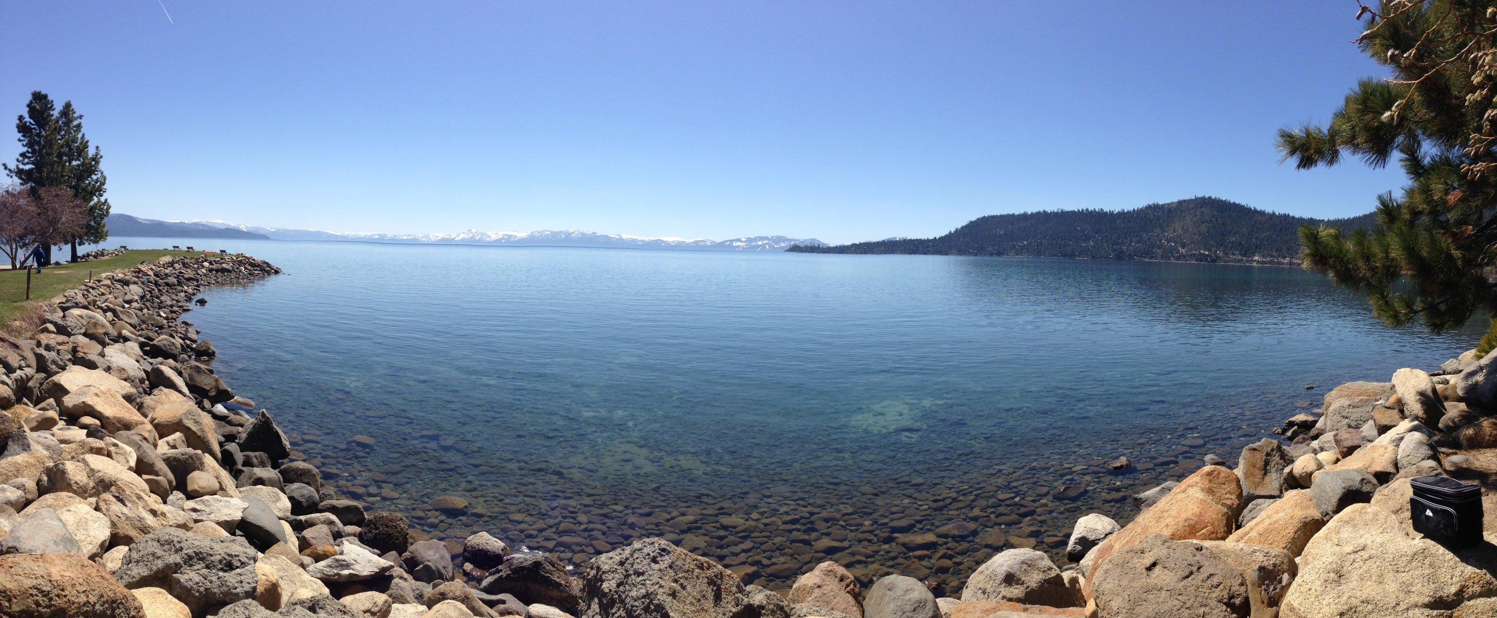 2976x1230 Lake Tahoe HD wallpaper