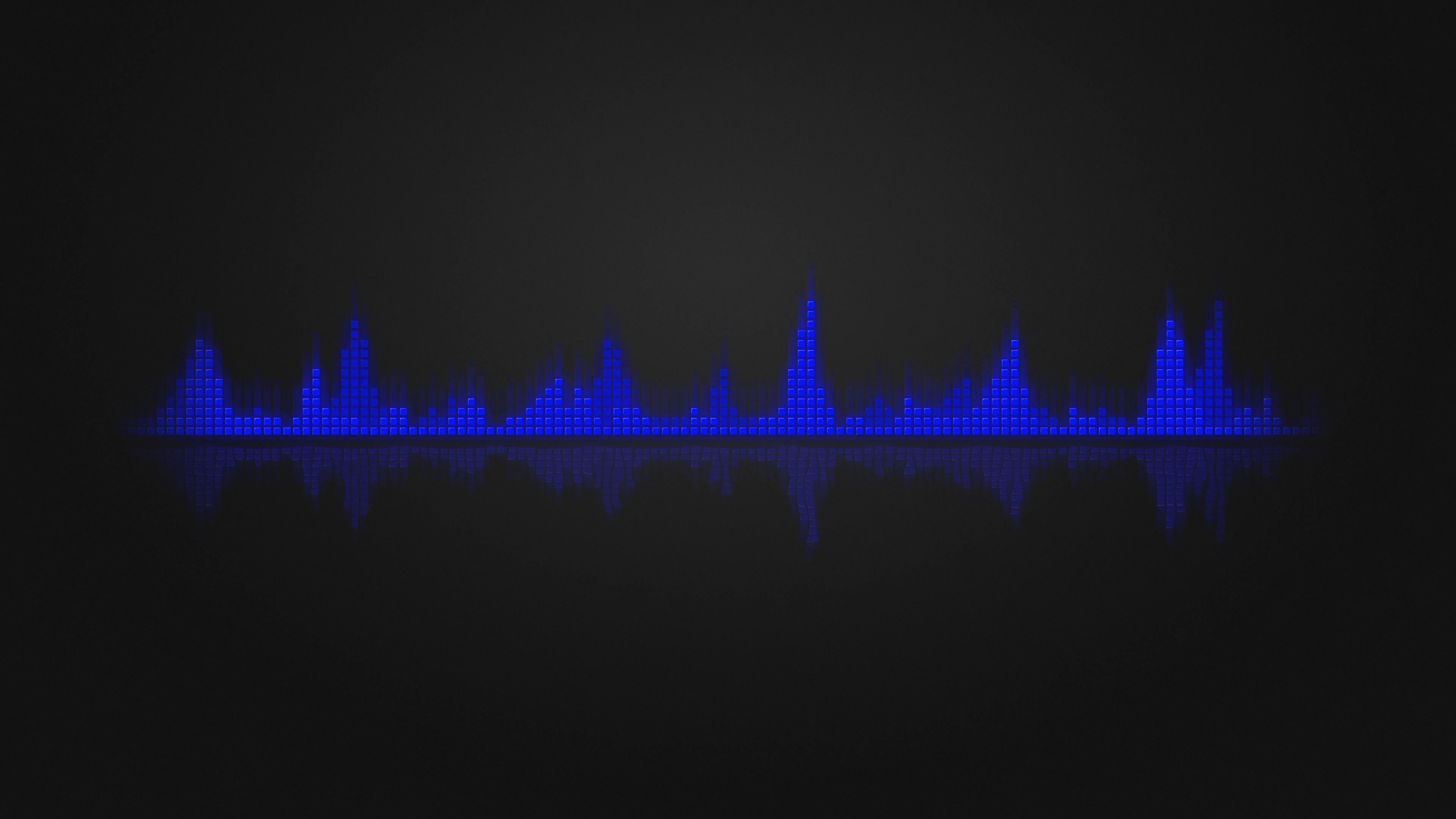 3840x2160 Music Equalizer Minimal 1440P Resolution Wallpaper, HD Abstract 4K Wallpaper, Image, Photo and Background