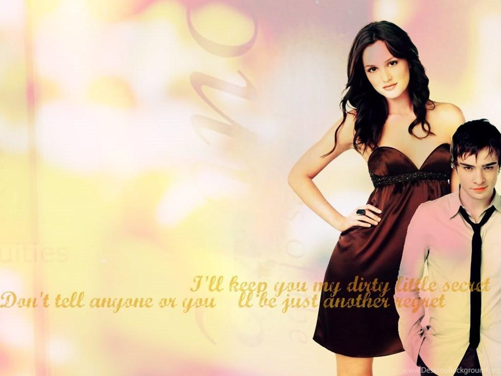 1024x768 Gossip Girl Blair & Chuck Wallpaper, Ed Westwick, Leighton Meester. Desktop Background
