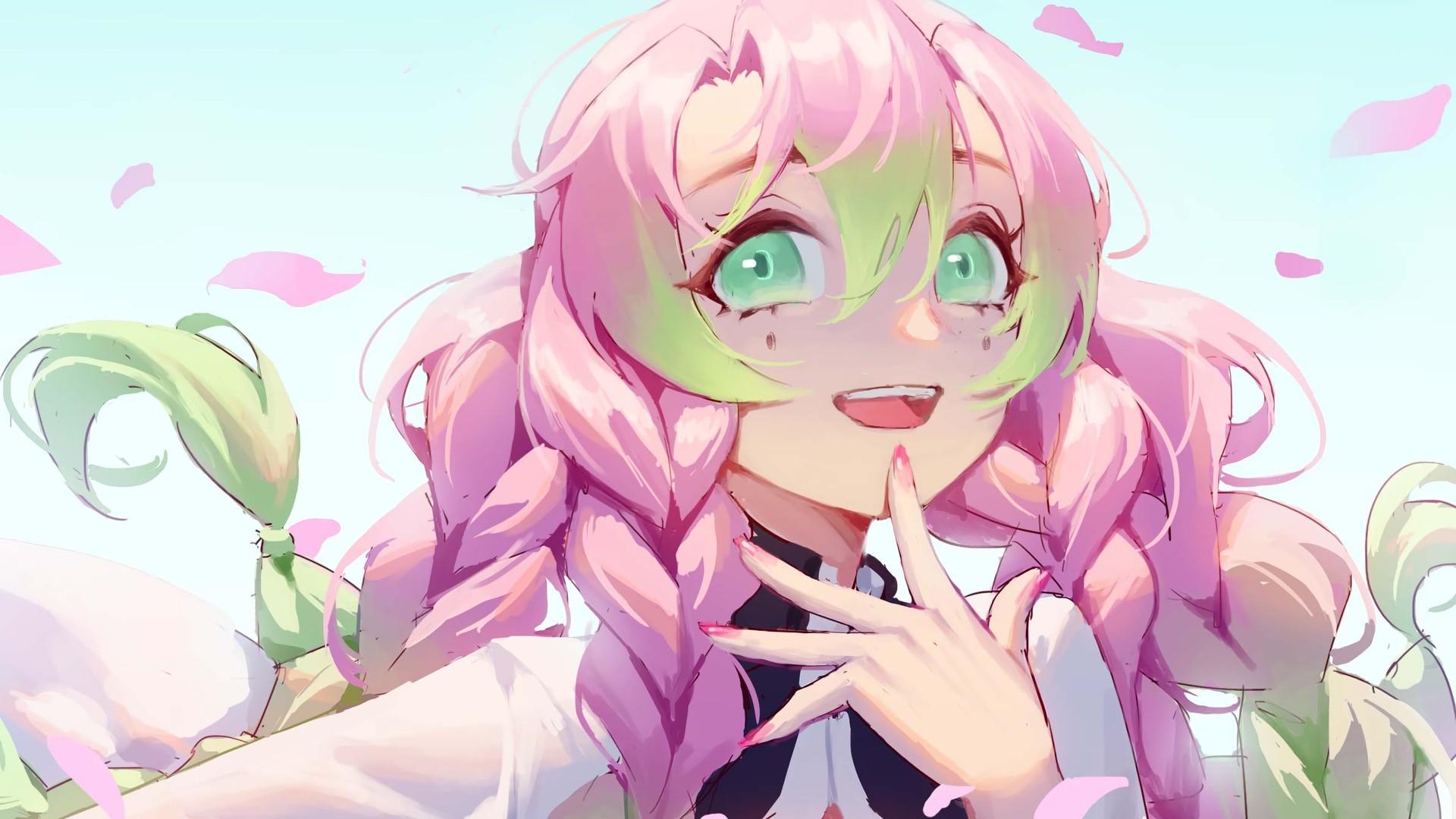 1920x1080 Mitsuri Kanroji Wallpaper
