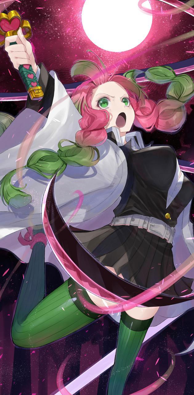 630x1280 Mitsuri Kanroji wallpaper