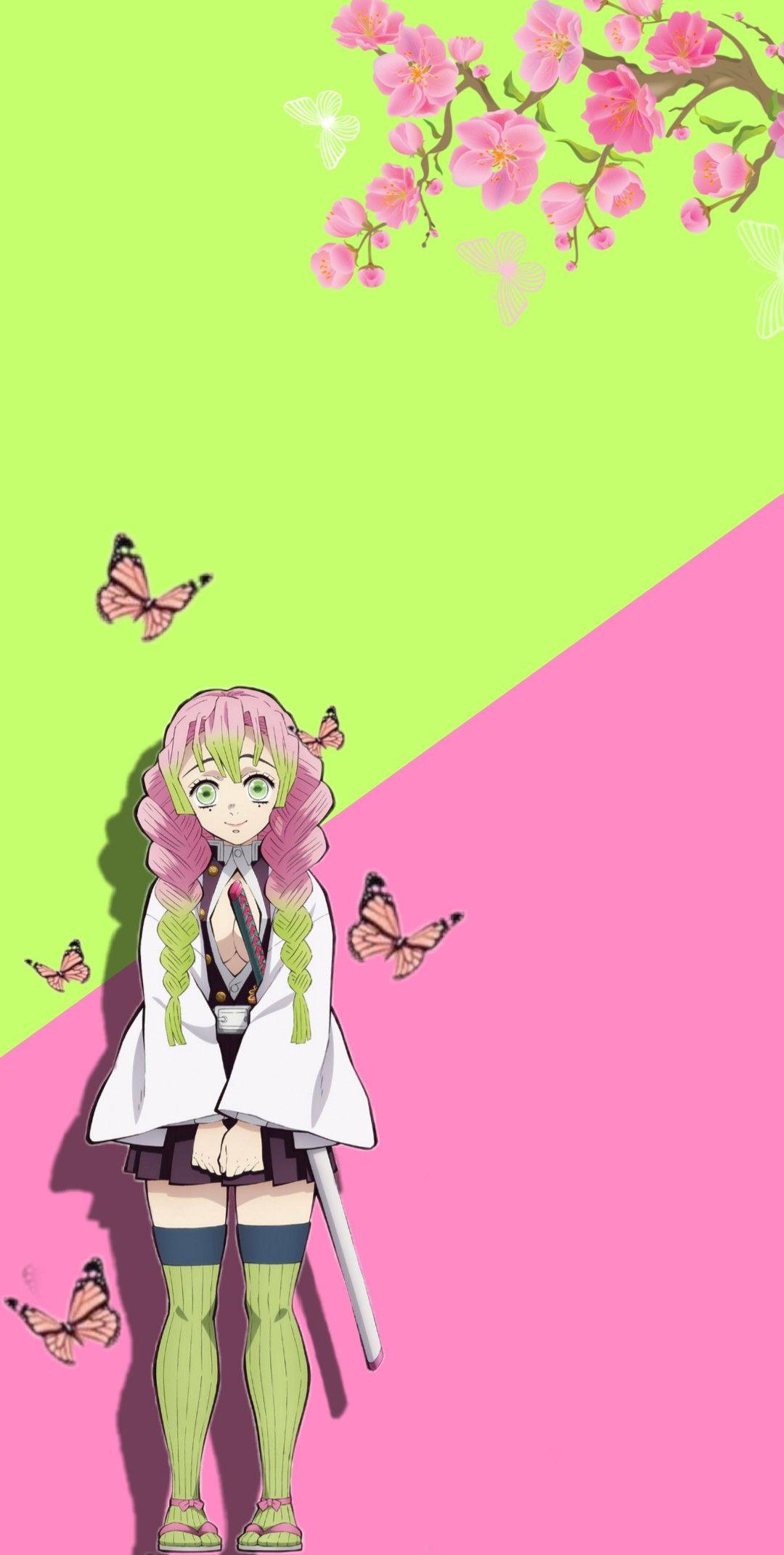 1080x2141 Demon Slayer Mitsuri Wallpaper. Anime chibi, Anime demon, Anime cover photo