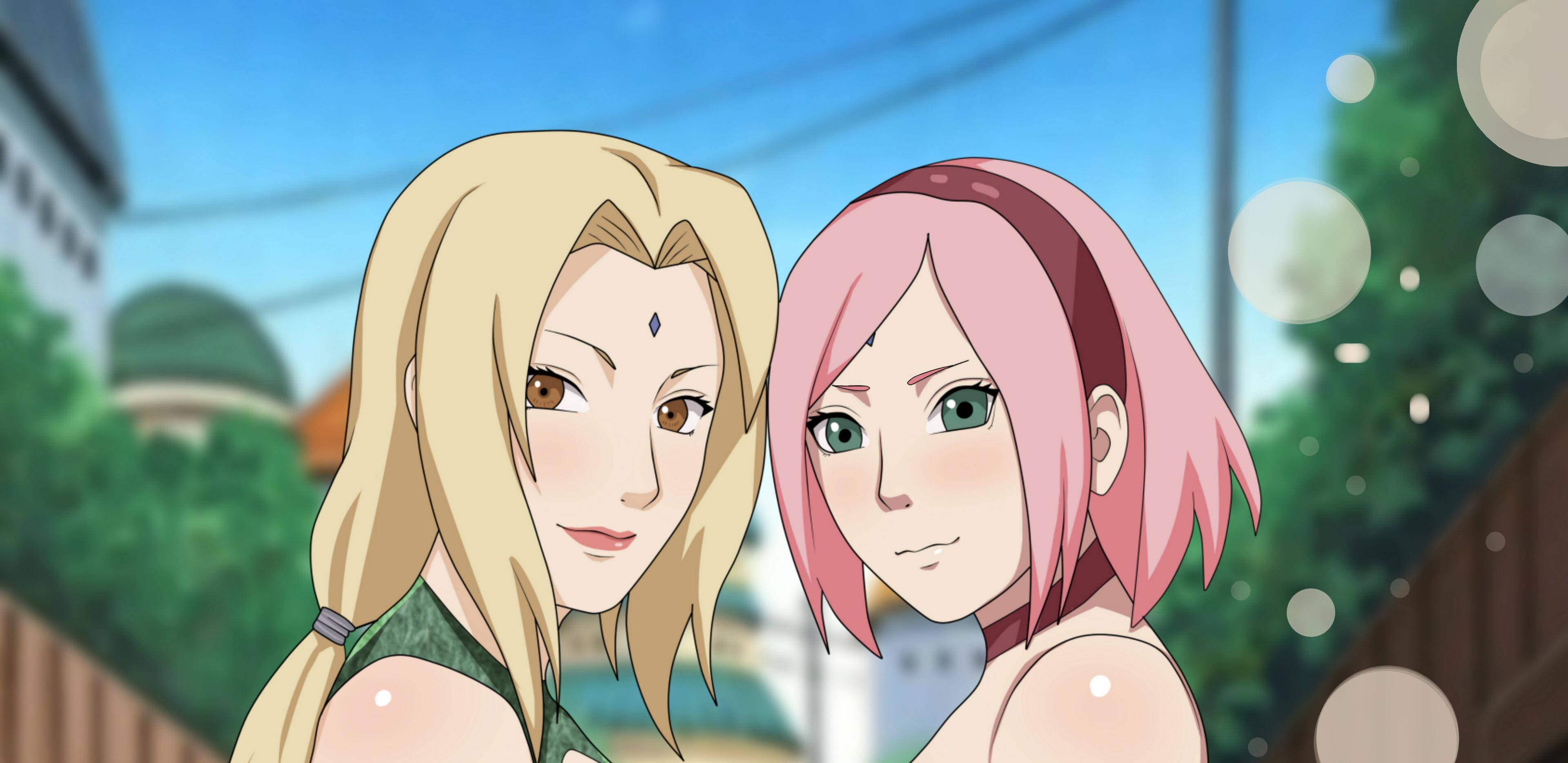 3840x1870 Sakura Haruno Tsunade Naruto Wallpaper:3840x1870