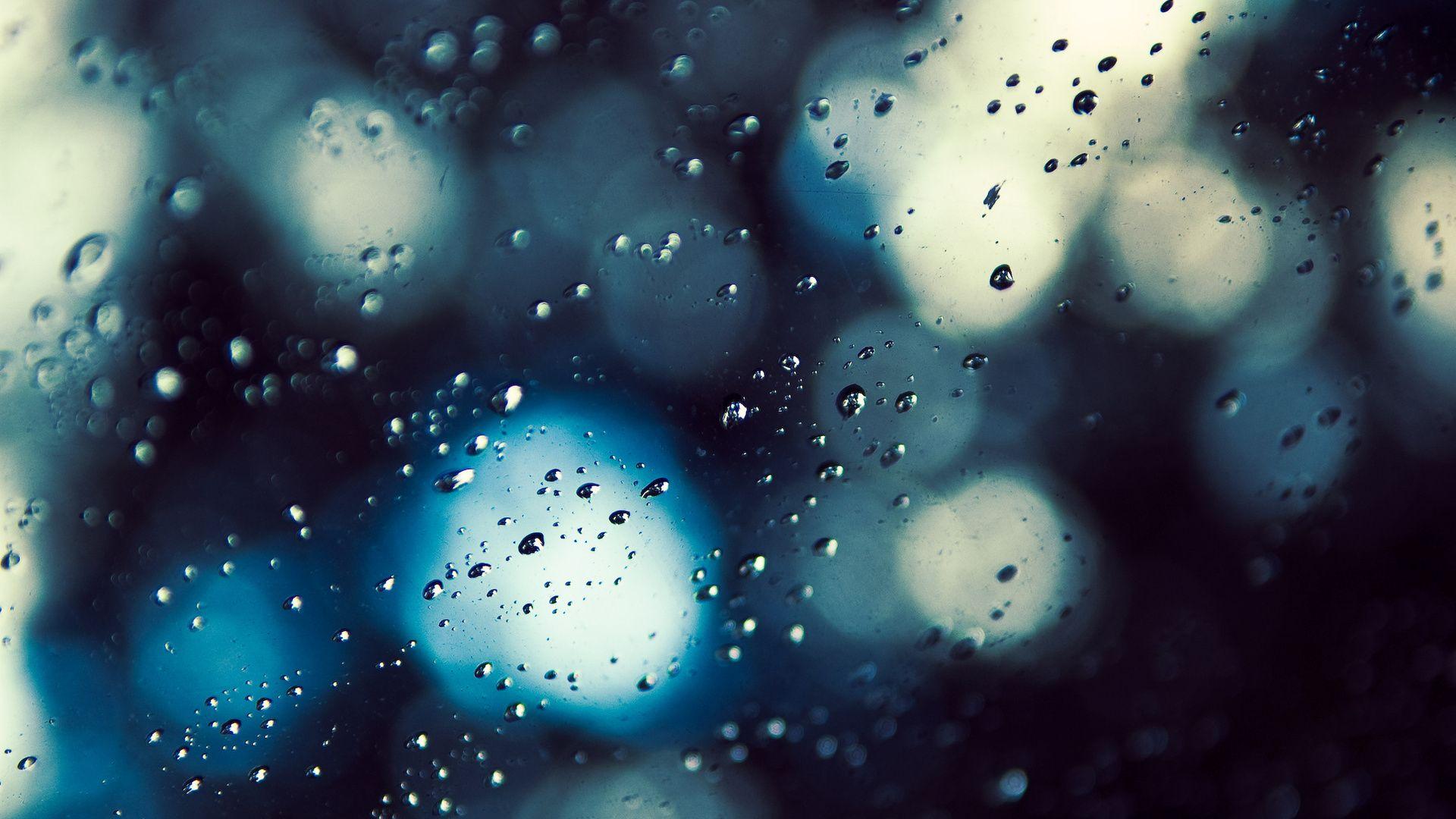 1920x1080 Rain On Glass Hình nền HD