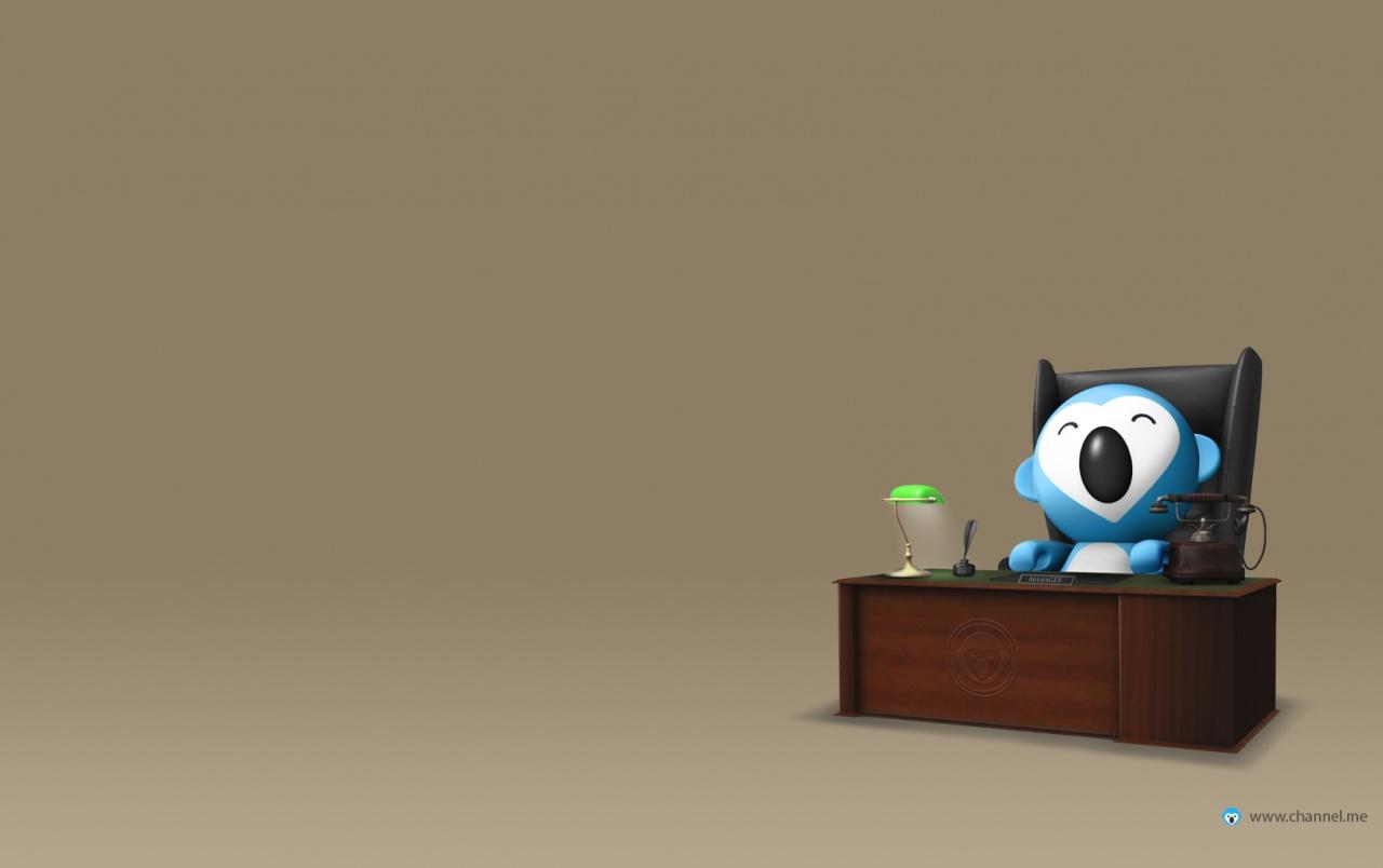 1280x804 koala business wallpaper. koala business