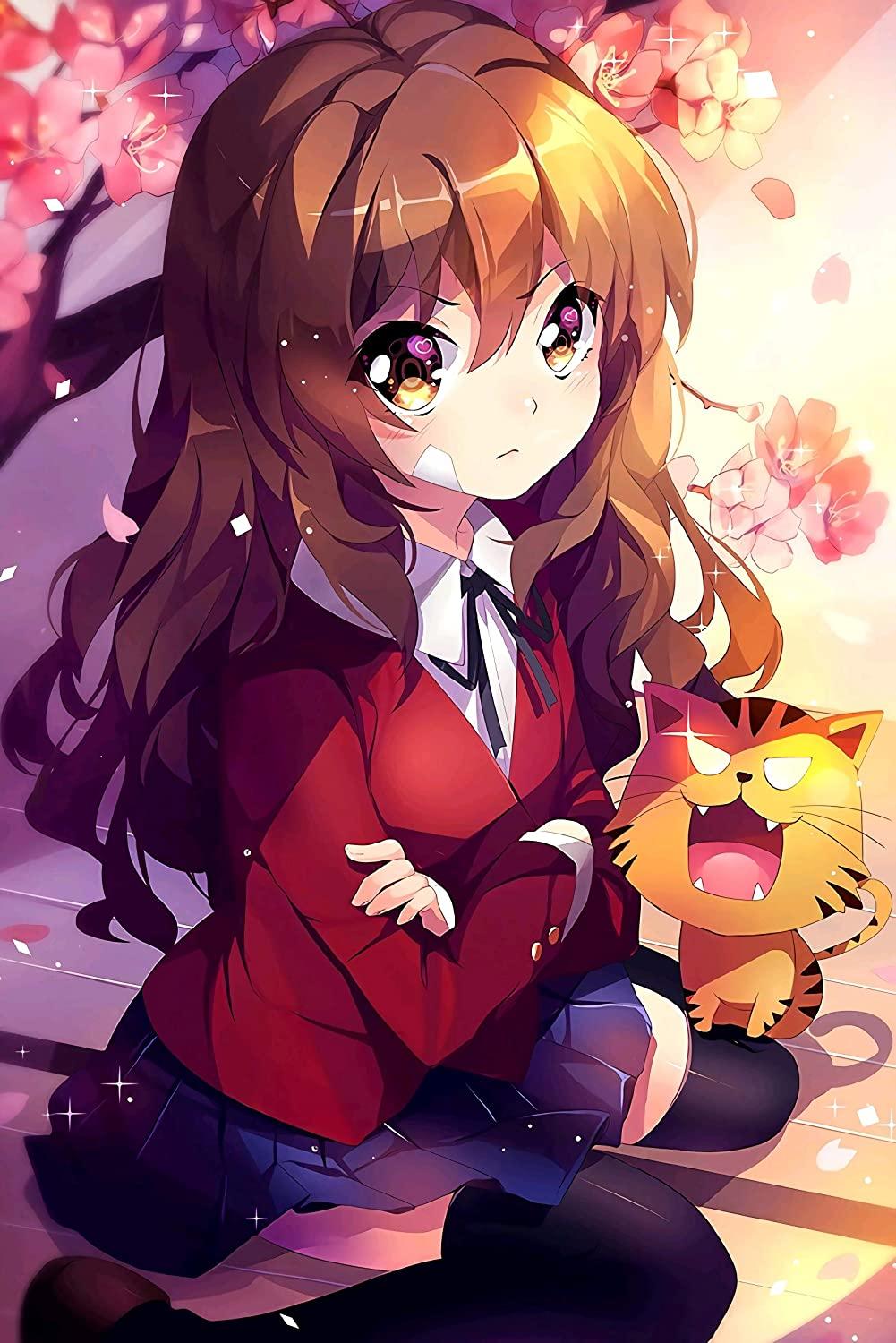1001x1500 Taiga Aisaka Anime Poster Toradora! Wall Print Wall Decor Wallpaper Toradora! Anime Home Decor Gift for Her Gift for Him : Handmade Products