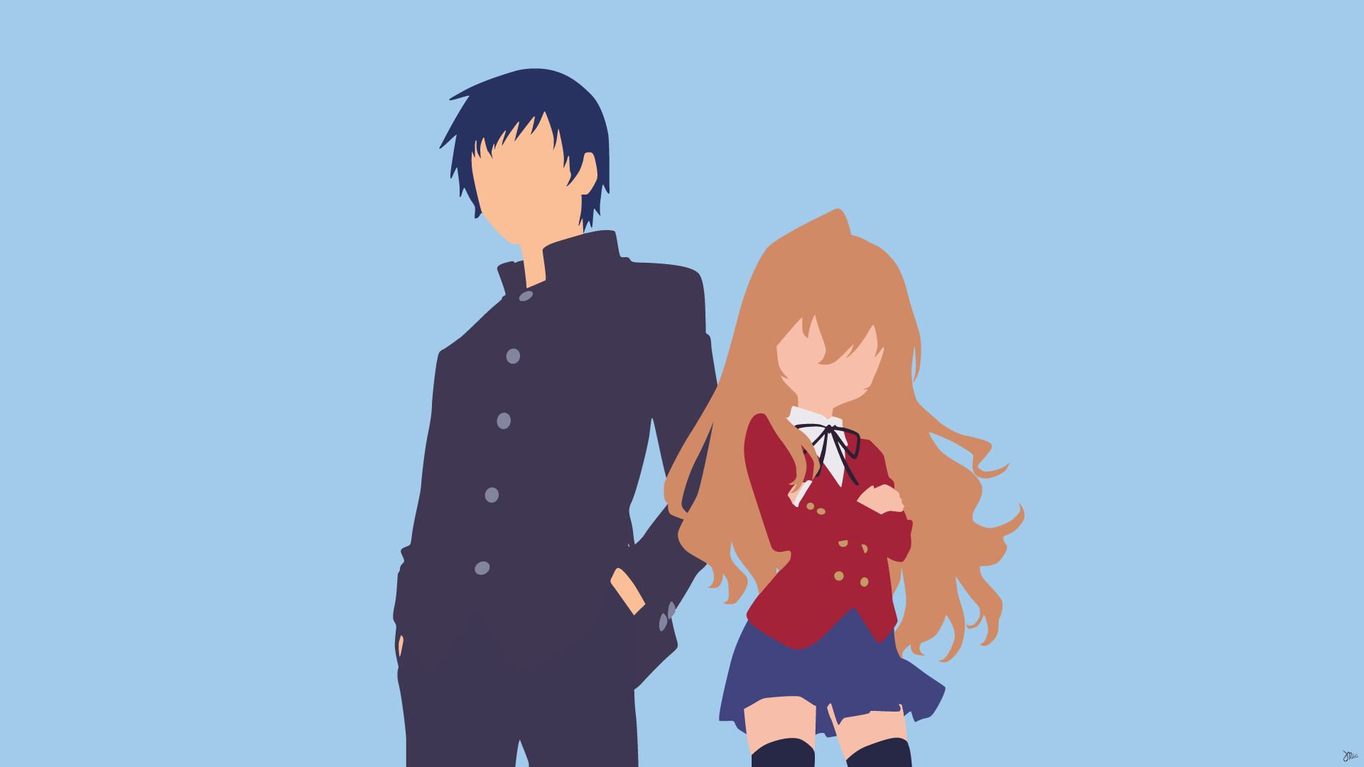 1920x1080 #anime vectors, #Toradora!, #anime, #Aisaka Taiga, wallpaper. Mocah HD Wallpaper