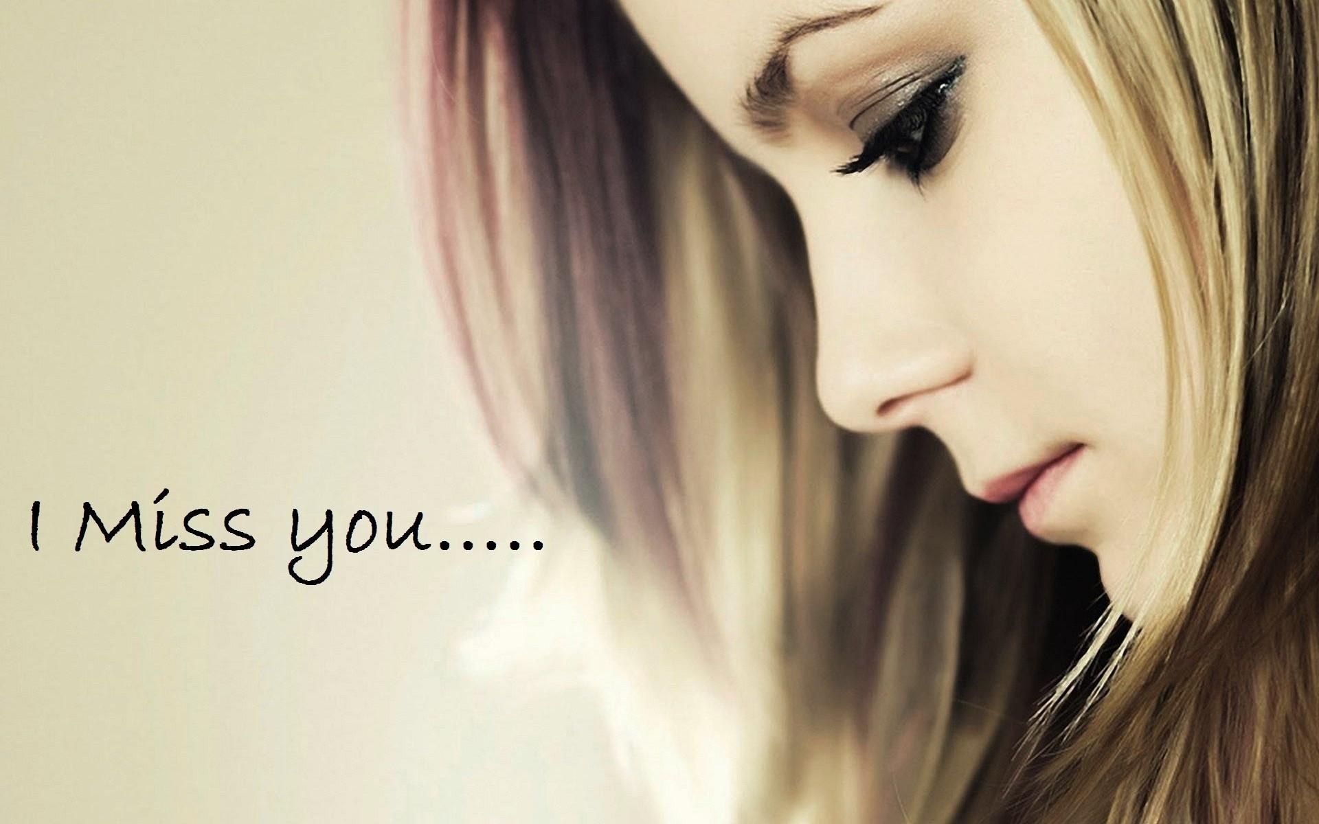 1920x1200 Sad Wallpaper Of Girls In Love Girl Wallpaper Full Miss U Poetry