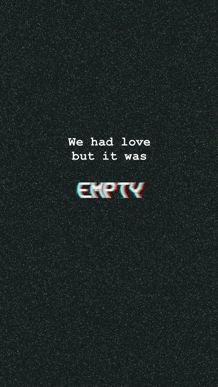 736x1309 Aesthetic Sad Love Quotes Wallpaper