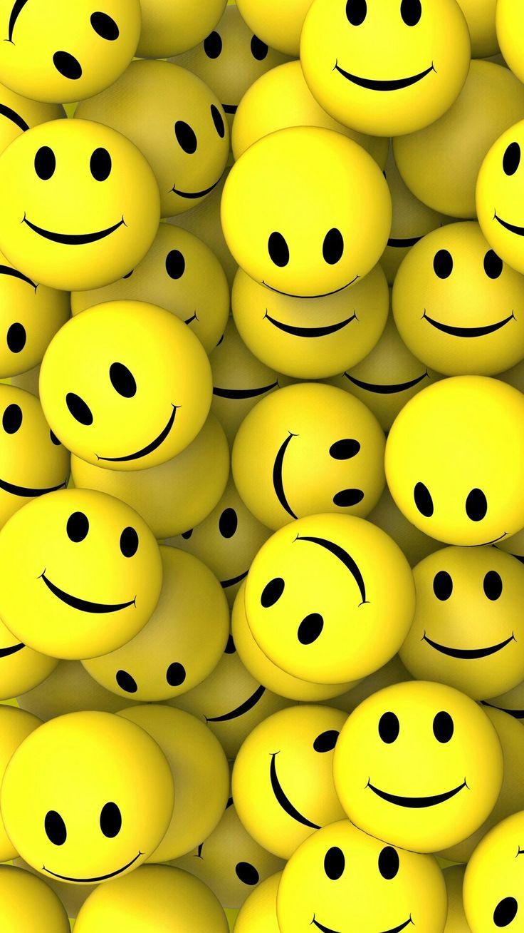 736x1308 3D SMILEY. Emoji wallpaper iphone, 3D wallpaper for mobile, Emoji wallpaper