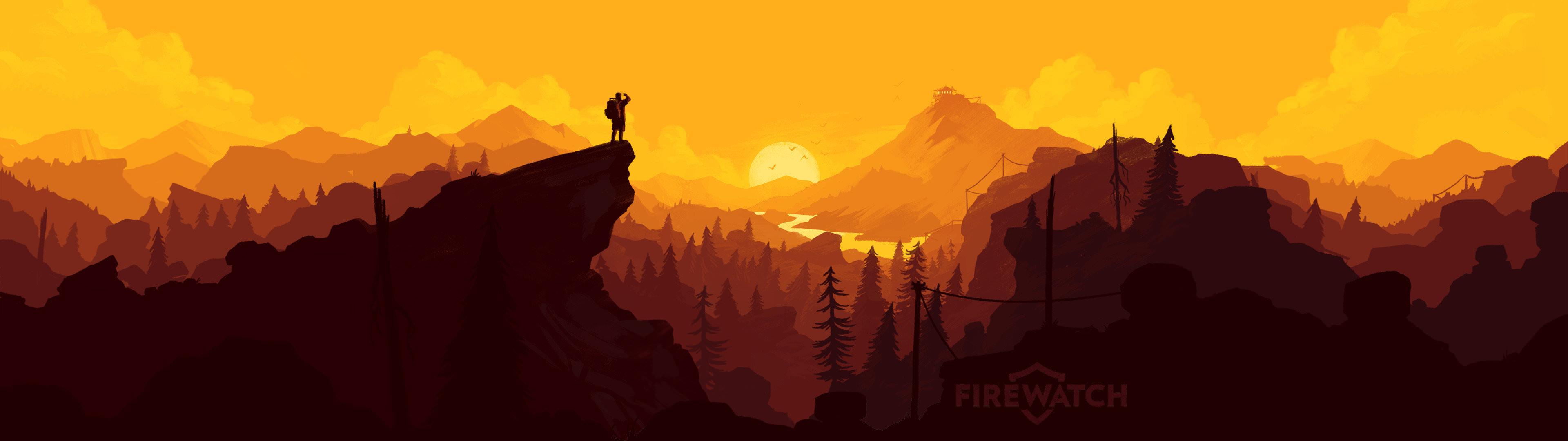 Hình nền Firewatch màn hình kép 3840x1080, nền HD