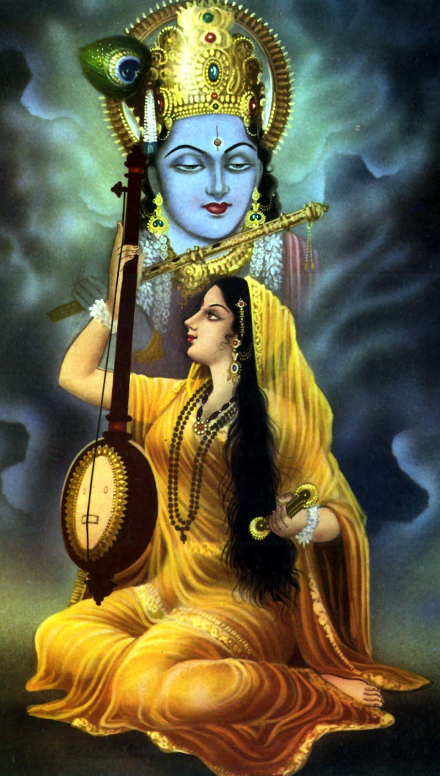 908x1600 Shri Krishna Wallpaper
