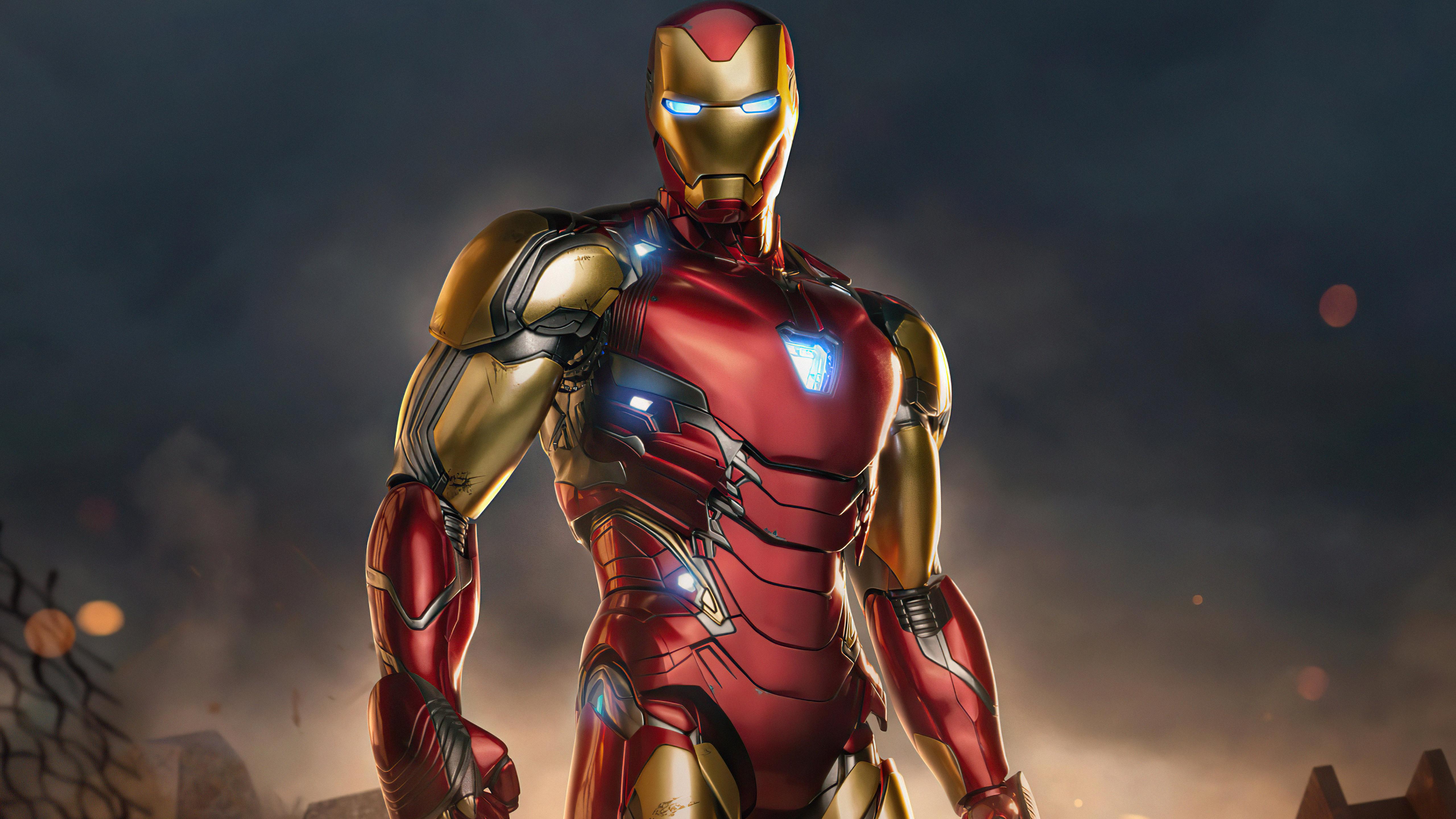 5120x2880 Wallpaper Iron Man, Hot Toys Limited, Hot Toys Avengers, Action Figure, Hot Toys Iron Man Mark Lxxxv, Background Free Image