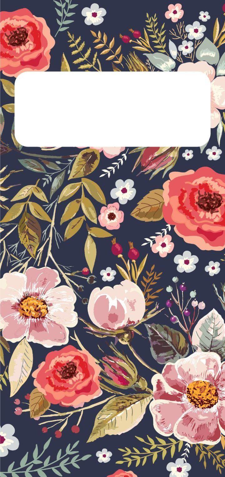 720x1525 Fall Floral Wallpaper for iPhone. Floral wallpaper iphone, Fall wallpaper, Cute fall wallpaper