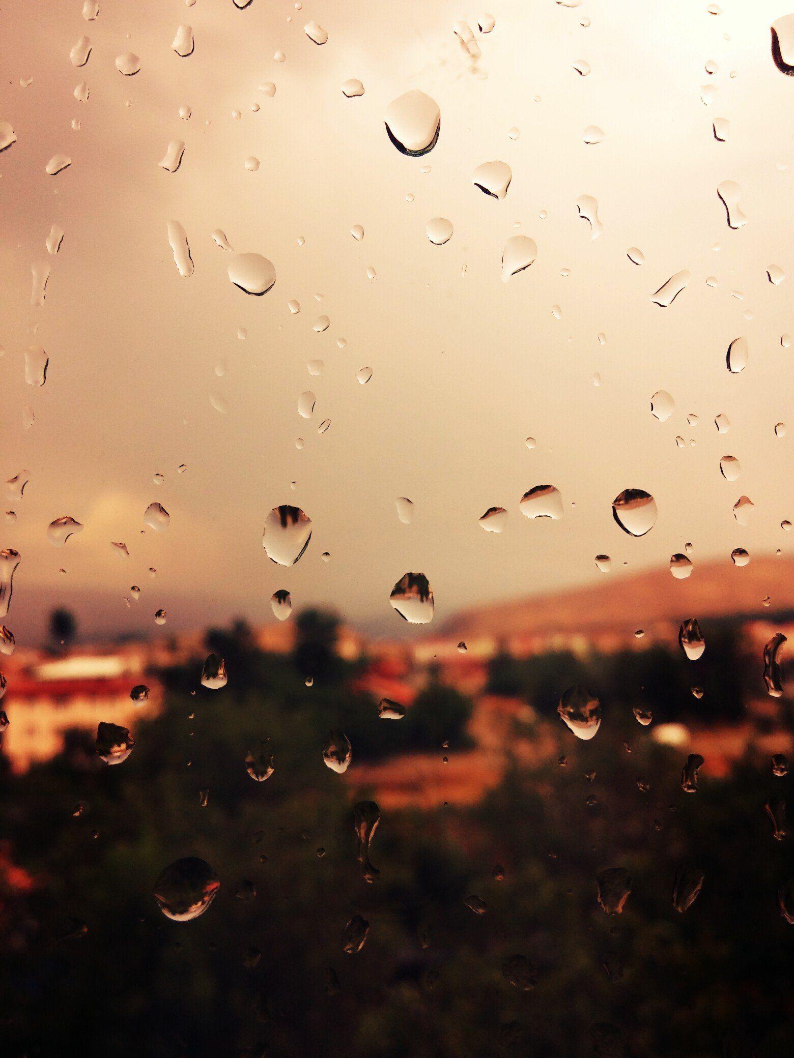 1560x2080 rain window water on glass wallpaper and background