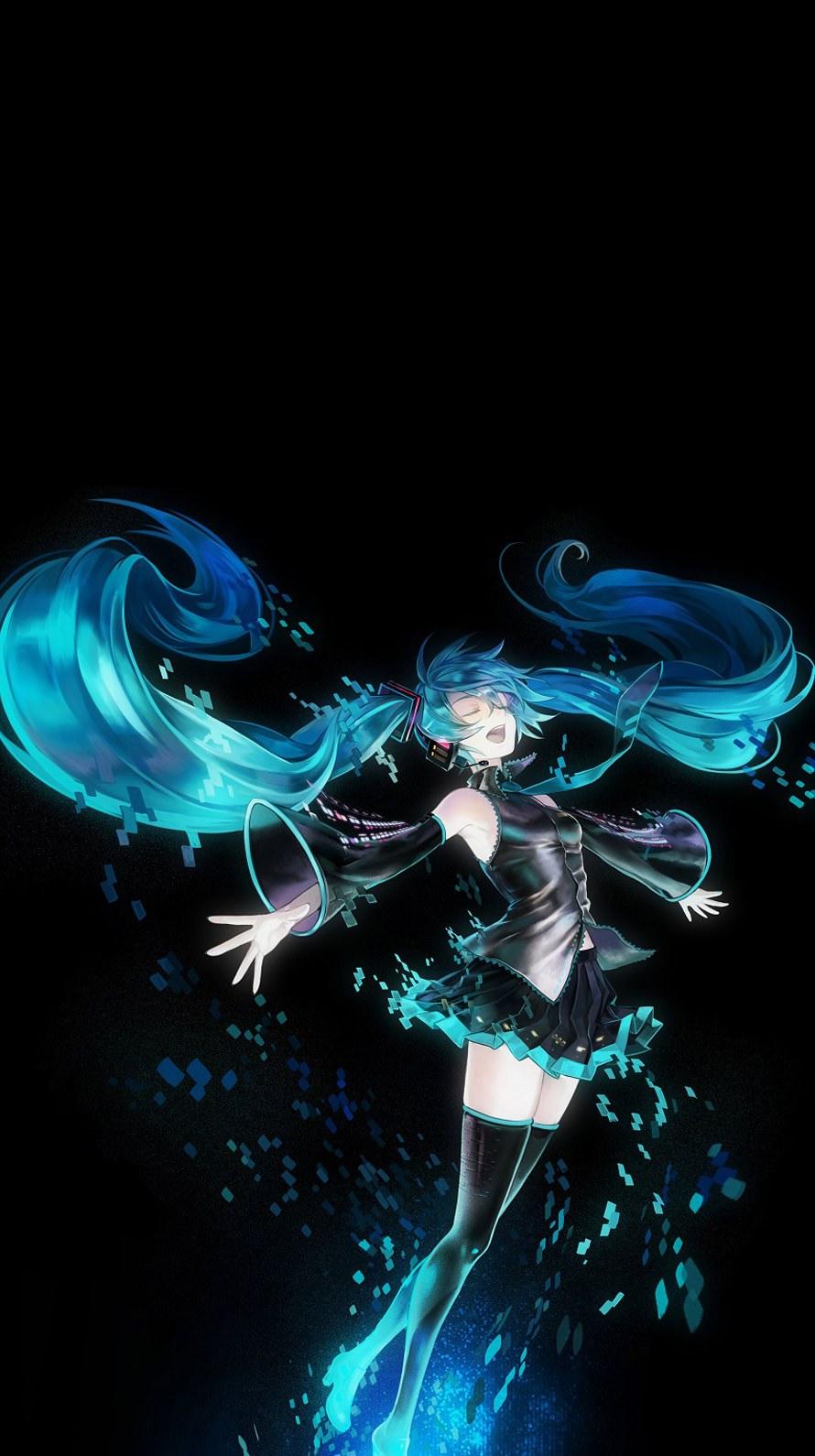 890x1590 Hatsune Miku Wallpaper Phone