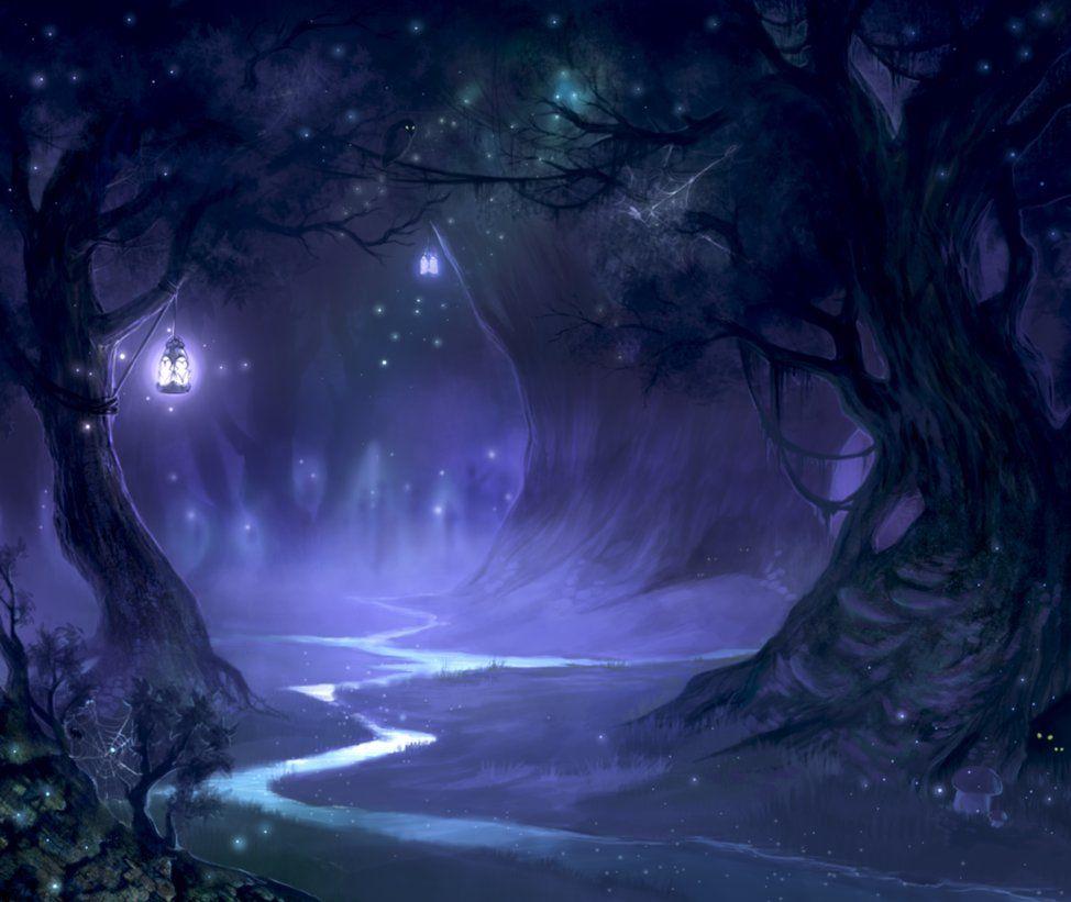 Magical Night Forest Wallpapers - Top Free Magical Night Forest ...