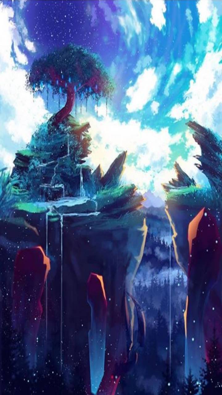 720x1280 Anime World Wallpaper