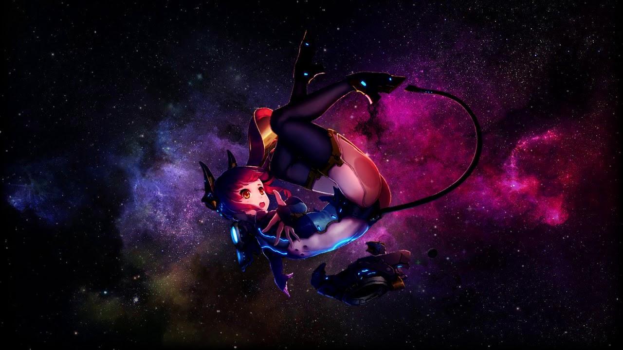 1280x720 Space Anime Wallpaper
