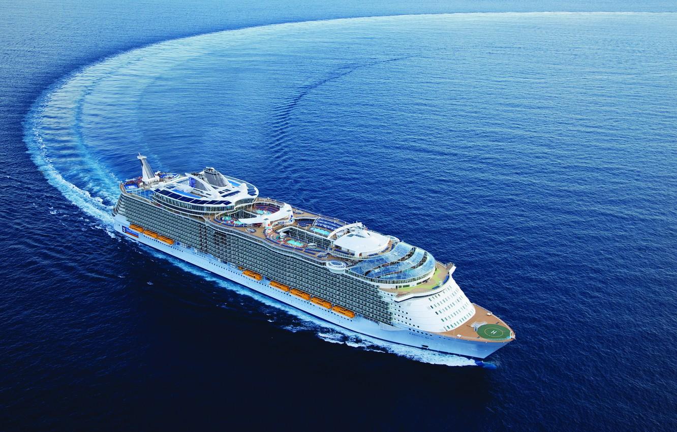1332x850 Wallpaper The Ocean, Sea, Liner, The Ship, Oasis Of The Seas, Passenger Ship, Cruise Ship, Royal Caribbean Cruises, The Wake, Passenger Ship, Cruise Line, Passenger Vessel, Passenger Liner, Cruise Lainer, M V Oasis