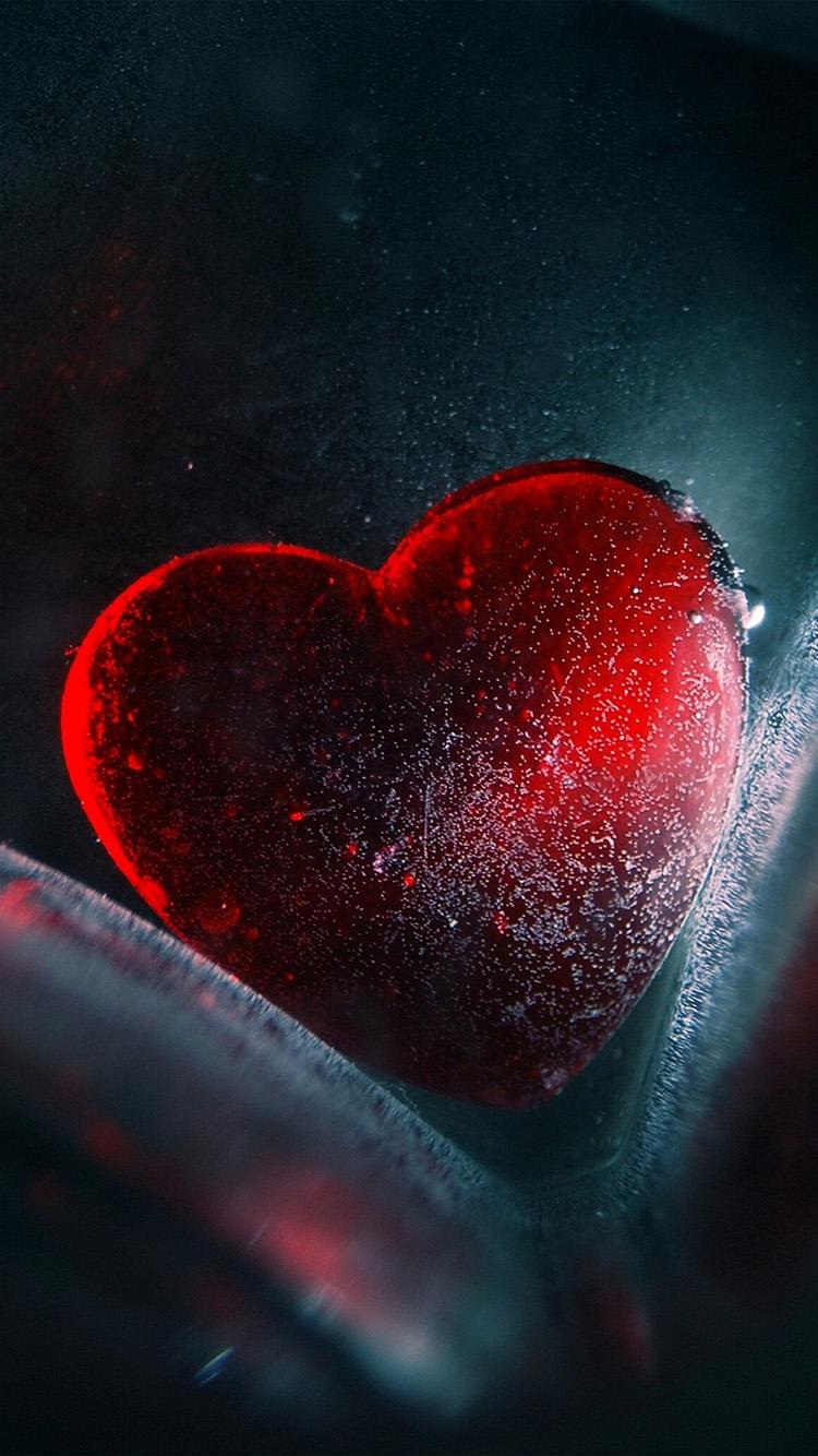 750x1334 iPhone X wallpaper. heart red love illustration art