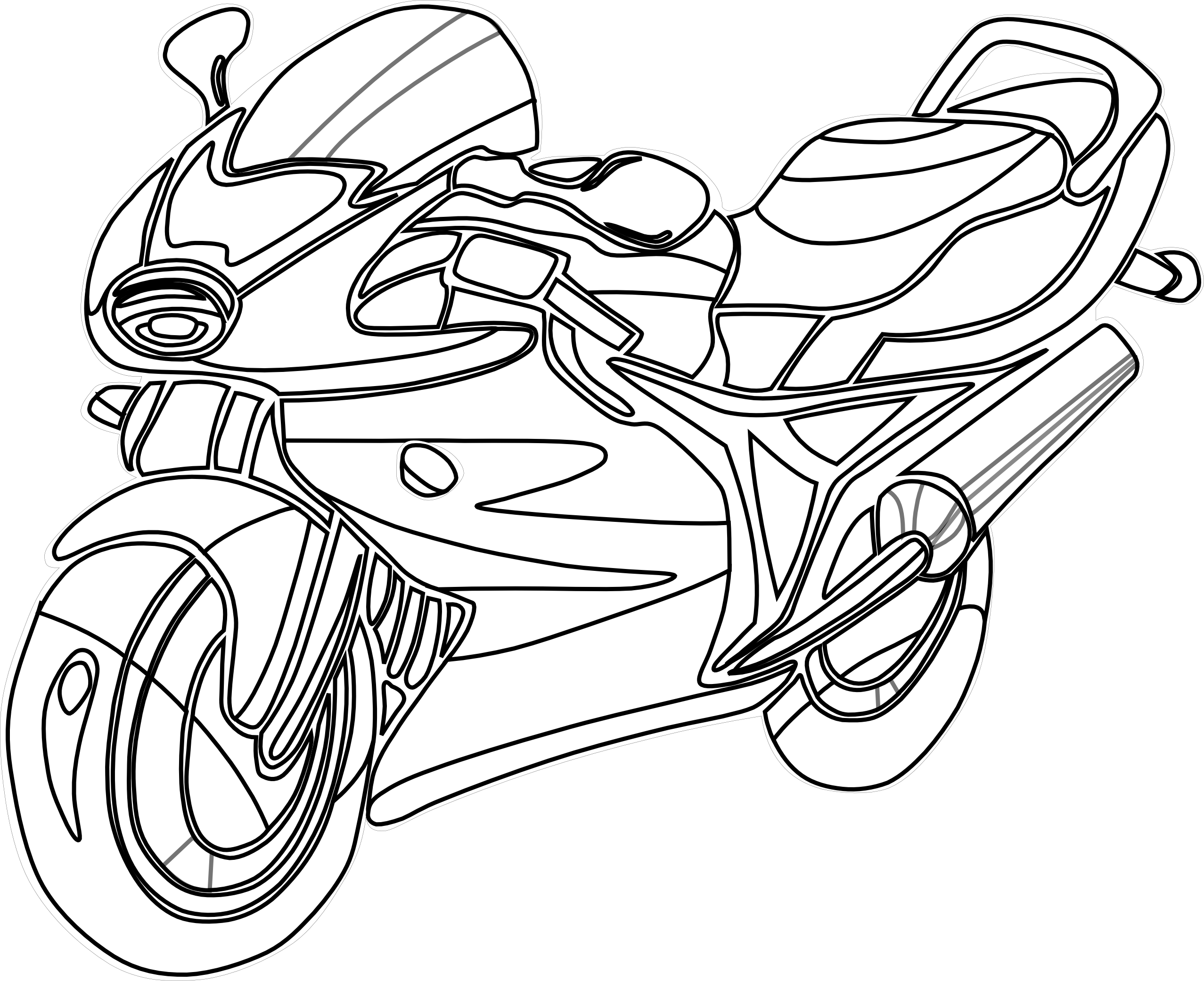 2555x2081 Free Motorcycle Image Black And White, Download Free Motorcycle Image Black And White png image, Free ClipArts on Clipart Library