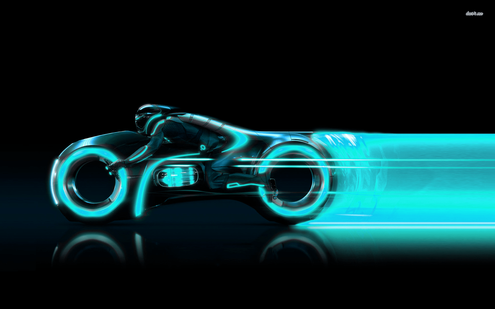 1920x1200 TRON Bike Wallpaper