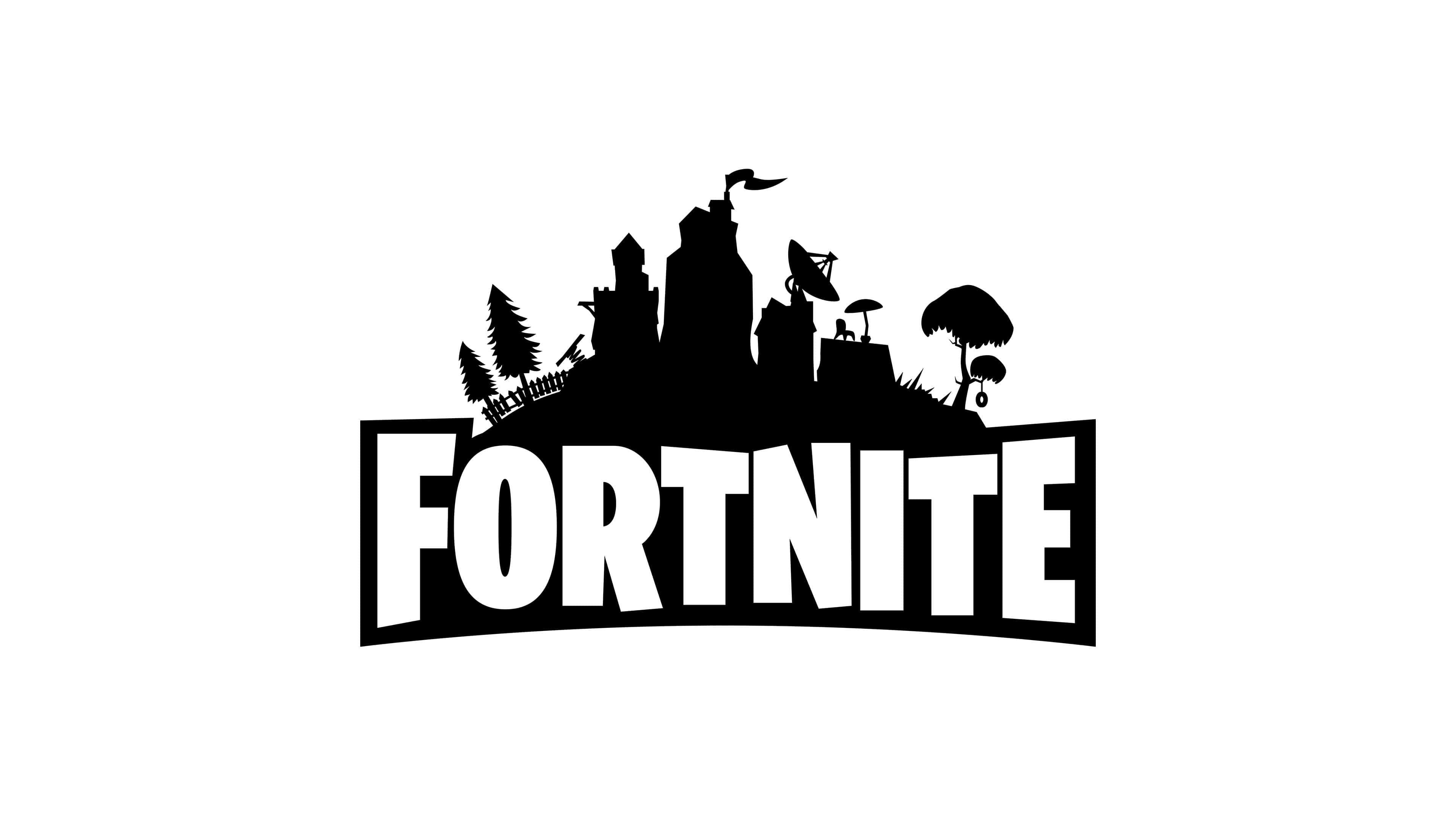 3840x2160 Fortnite Logo Wallpaper