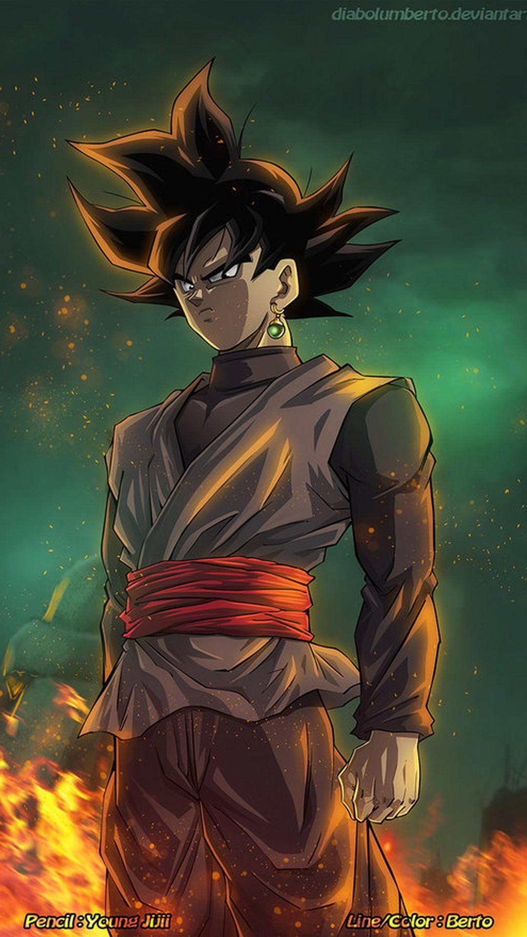 1080x1920 Cool Goku Wallpaper