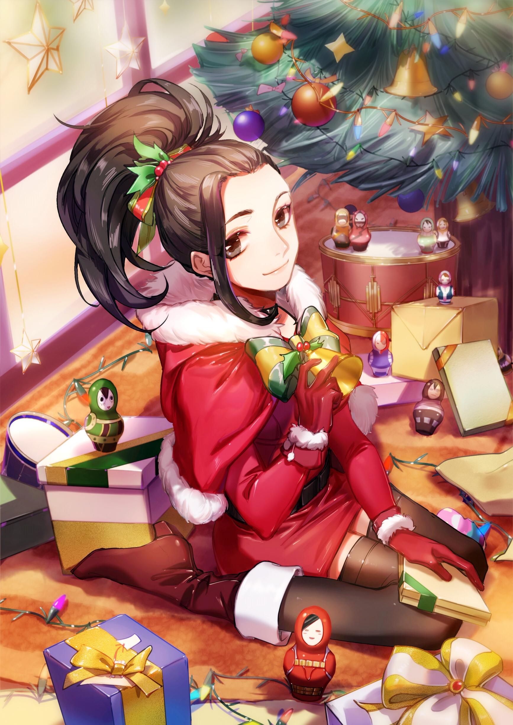 1734x2448 Momo christmas no Hero Academia Wallpaper